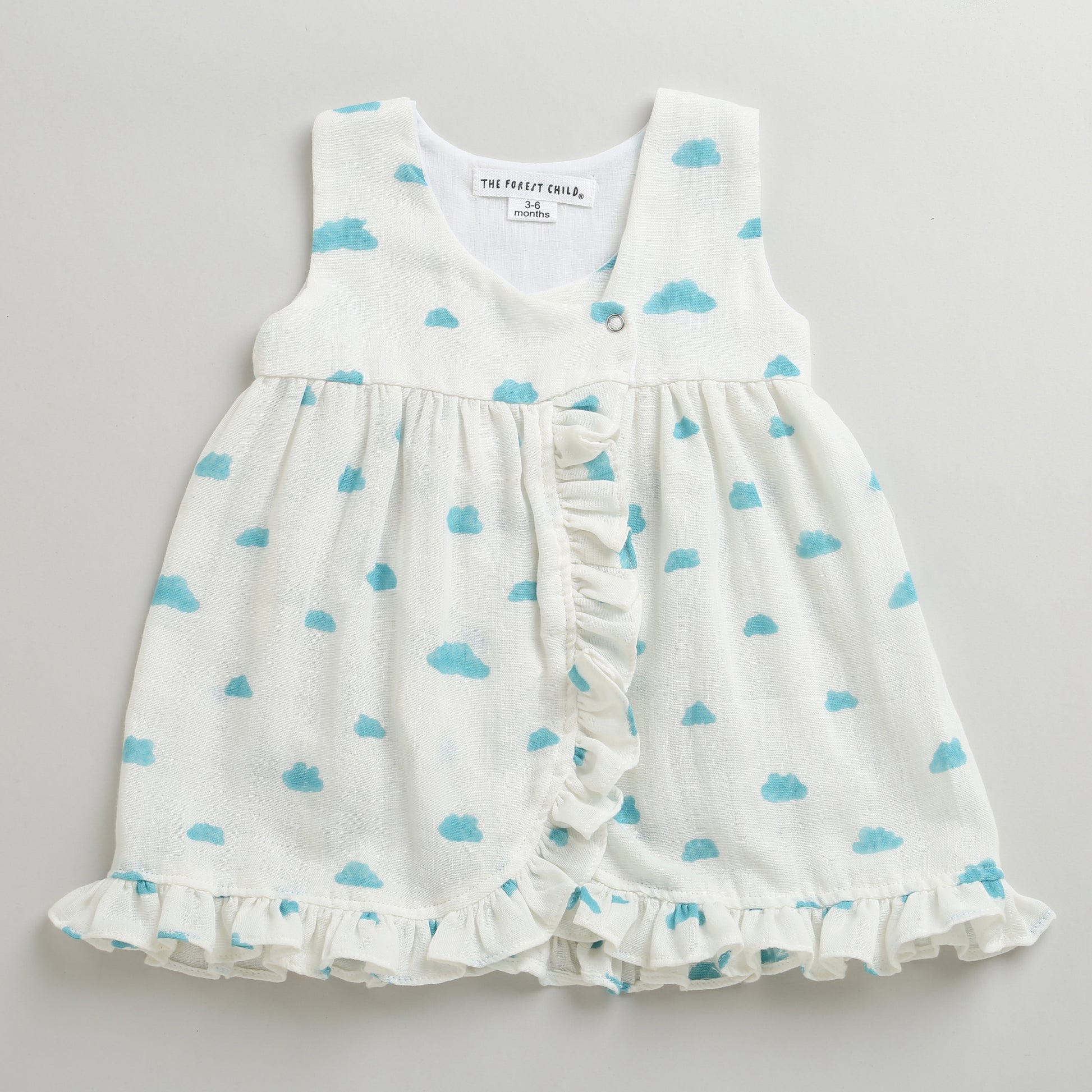 A Billow of Clouds- Infant Sleeveless Dress
