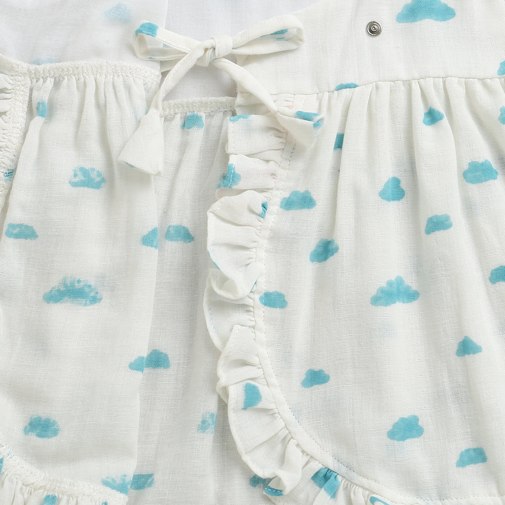 A Billow of Clouds- Infant Sleeveless Dress