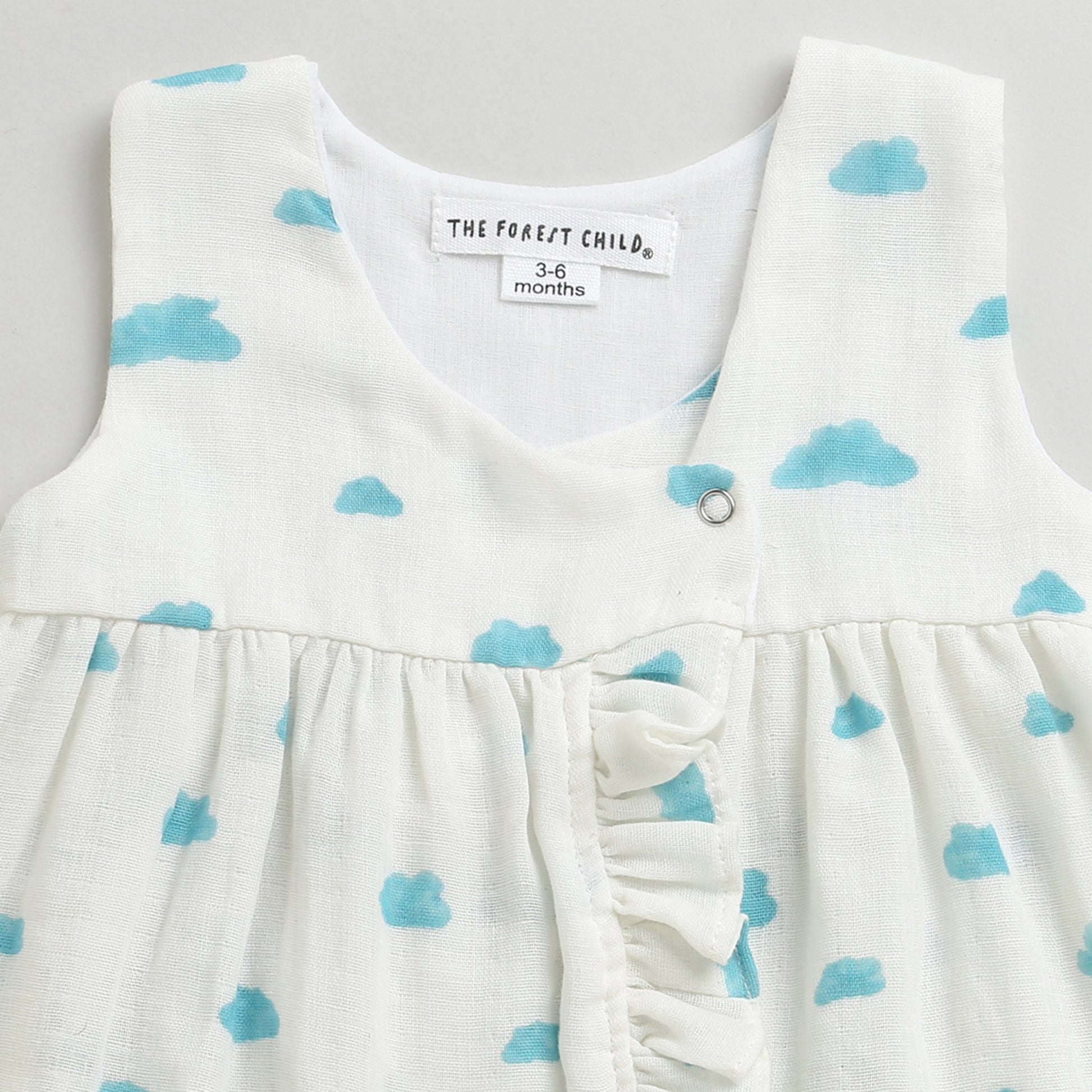 A Billow of Clouds- Infant Sleeveless Dress