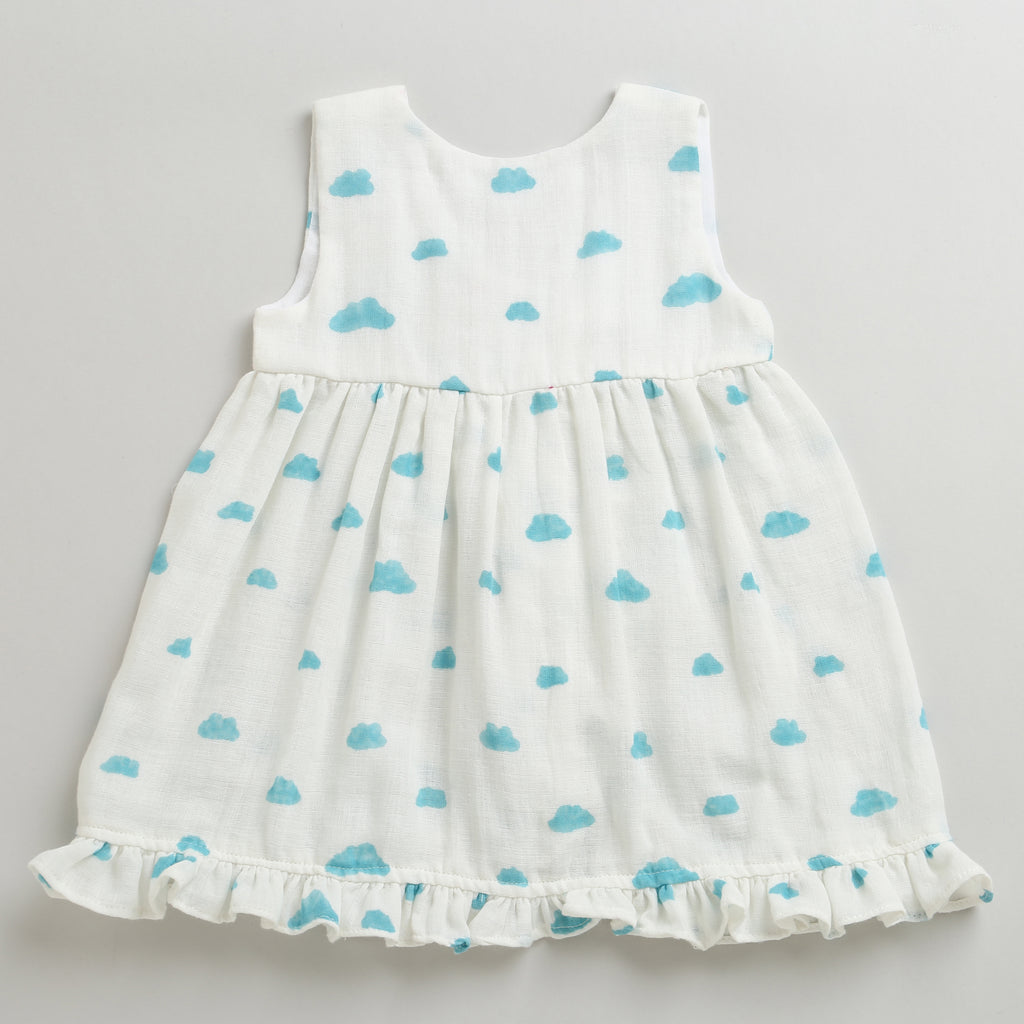 A Billow of Clouds- Infant Sleeveless Dress