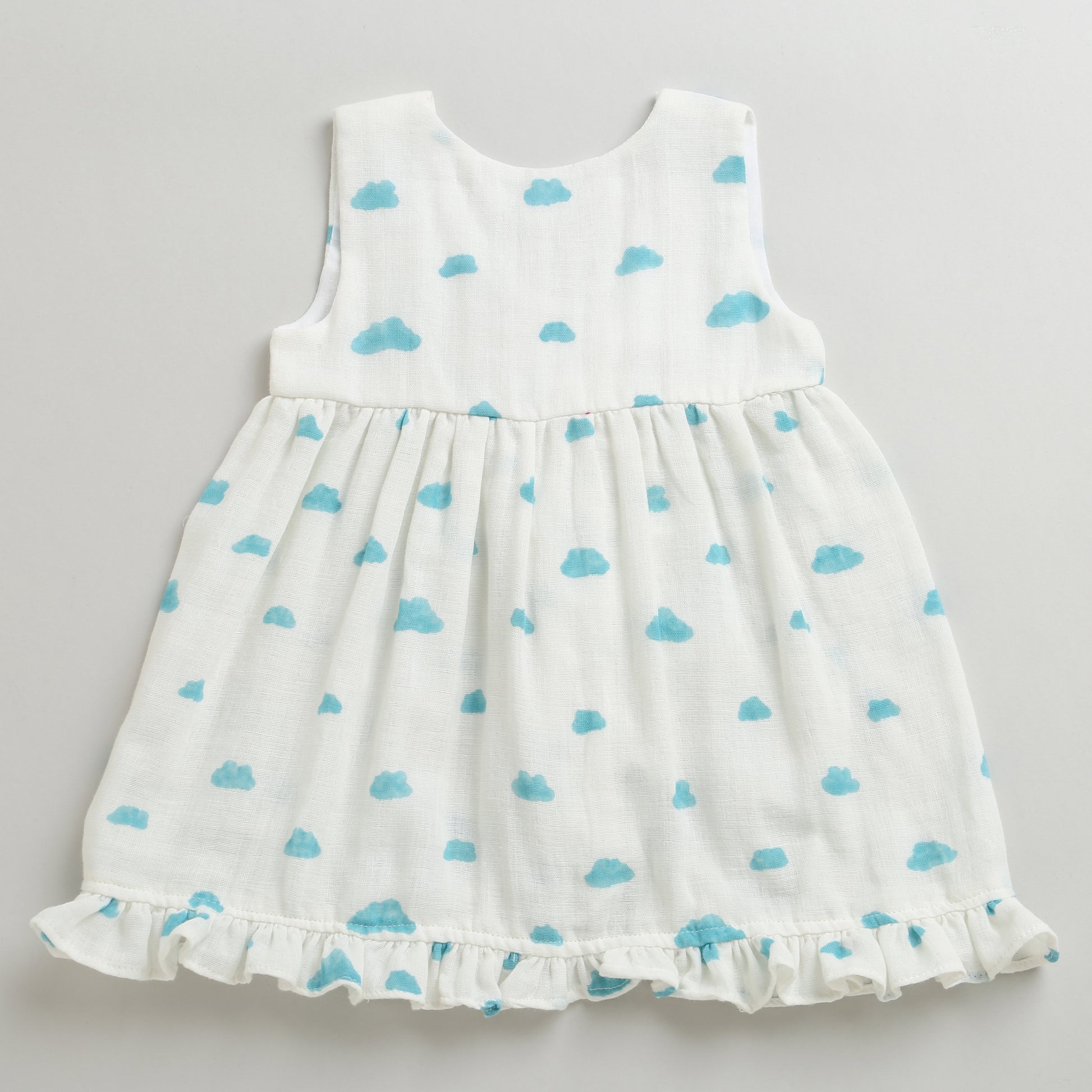 A Billow of Clouds- Infant Sleeveless Dress