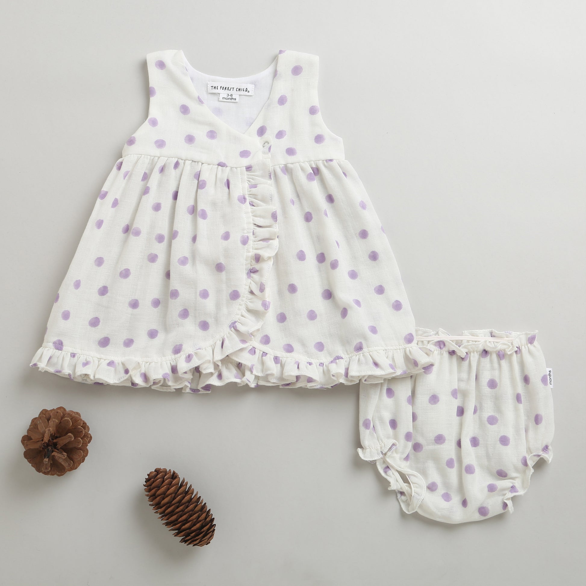 Polka Dot- Infant Sleeveless Dress