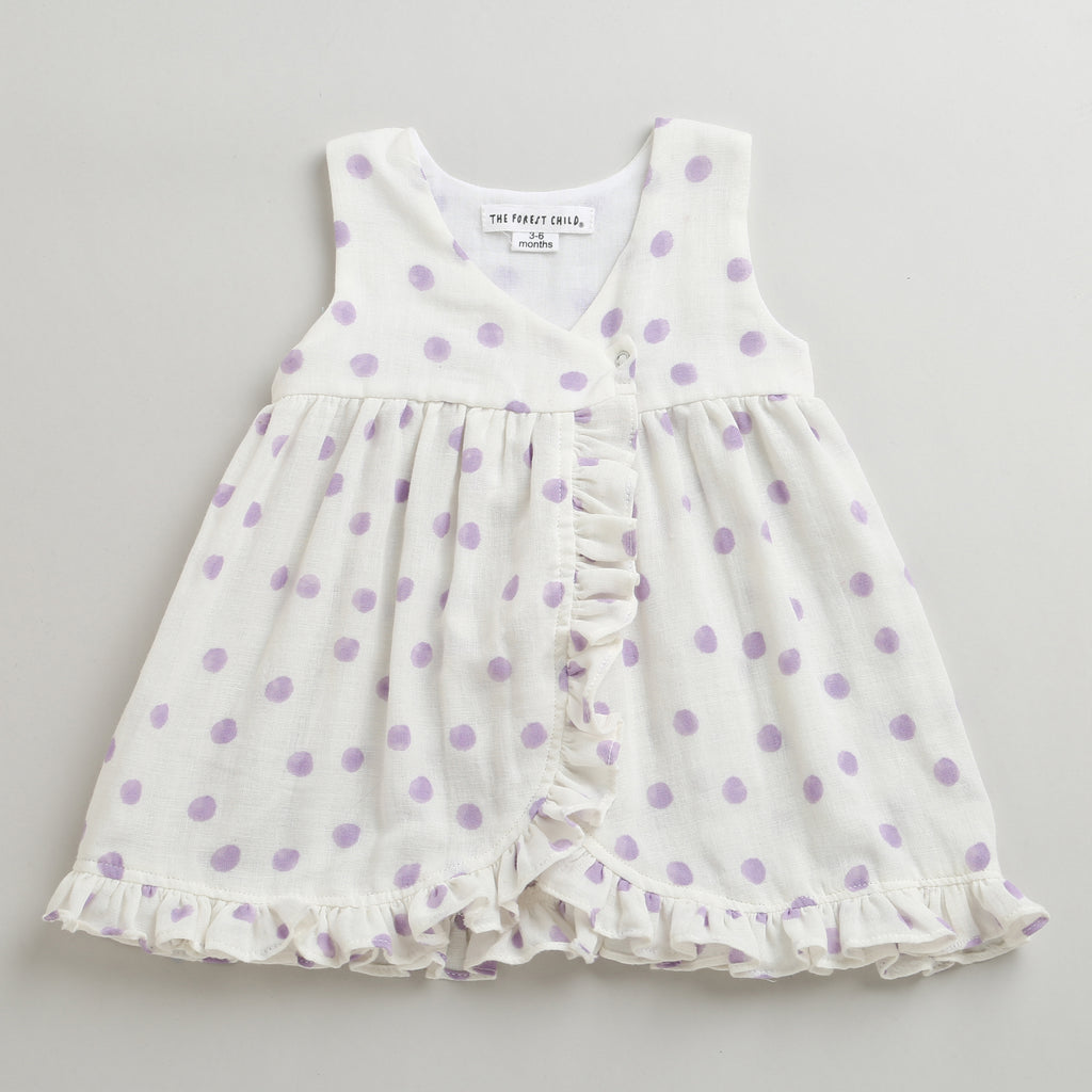 Polka Dot- Infant Sleeveless Dress