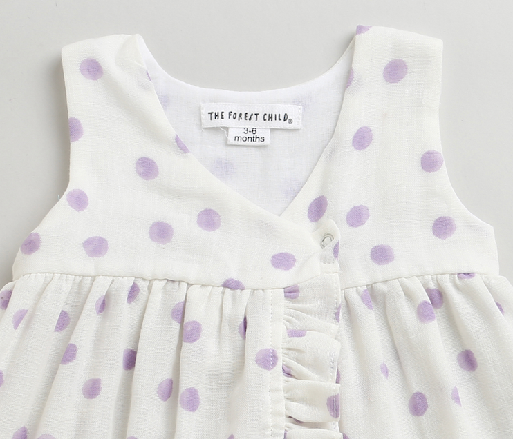 Polka Dot- Infant Sleeveless Dress