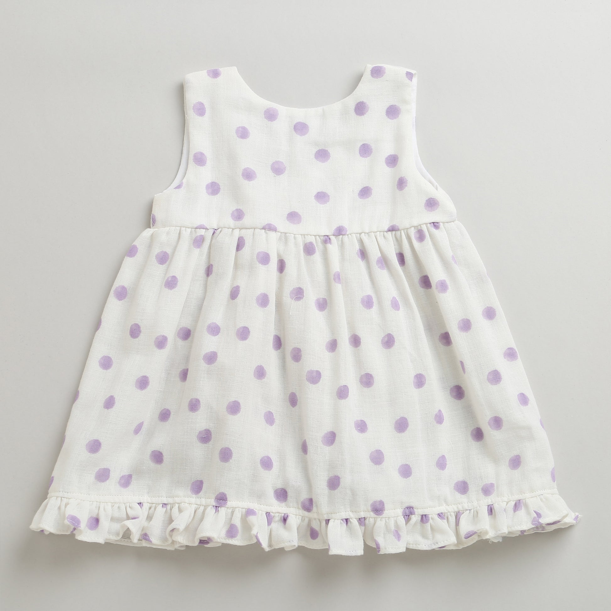 Polka Dot- Infant Sleeveless Dress