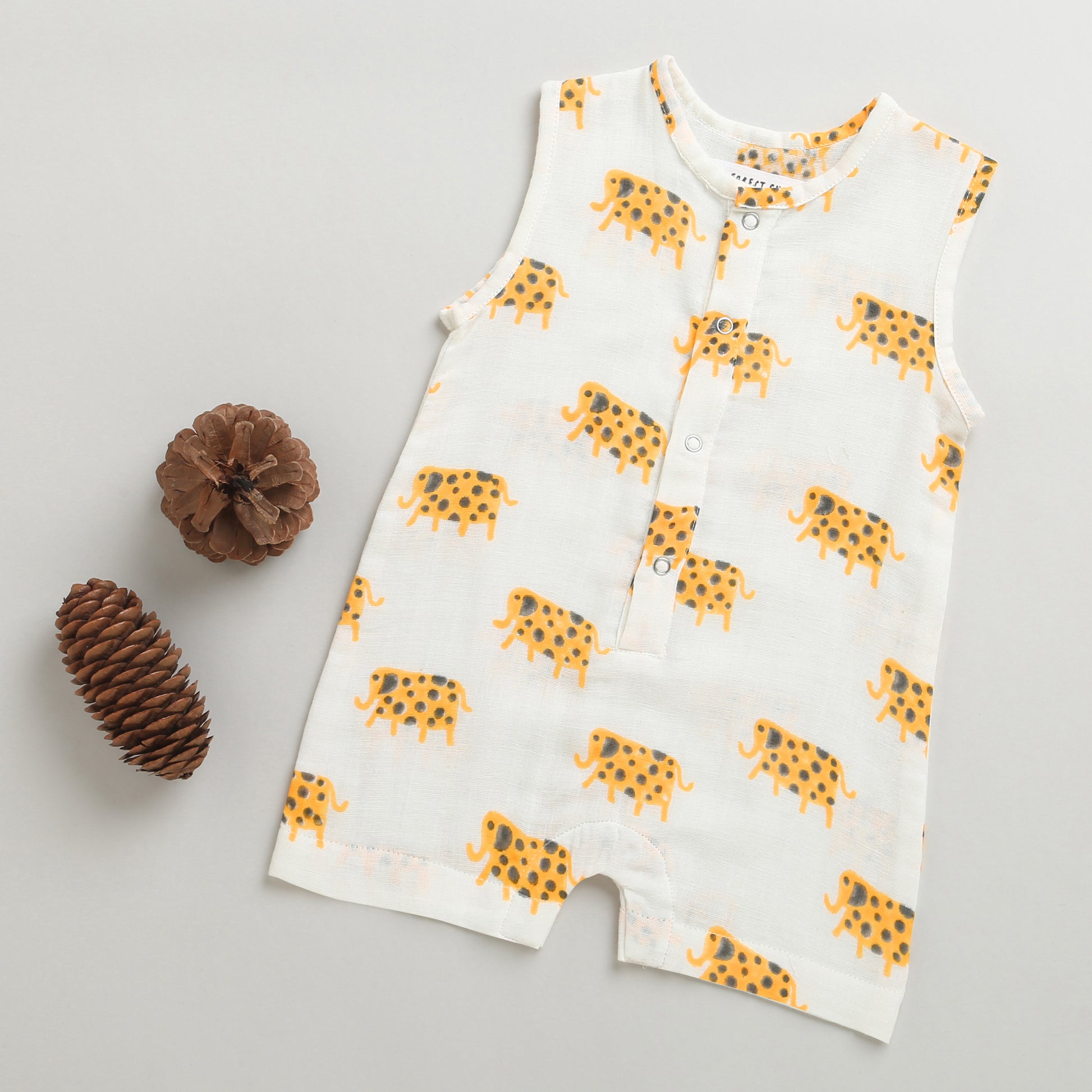 'A Parade of Elephants' - Infant Romper