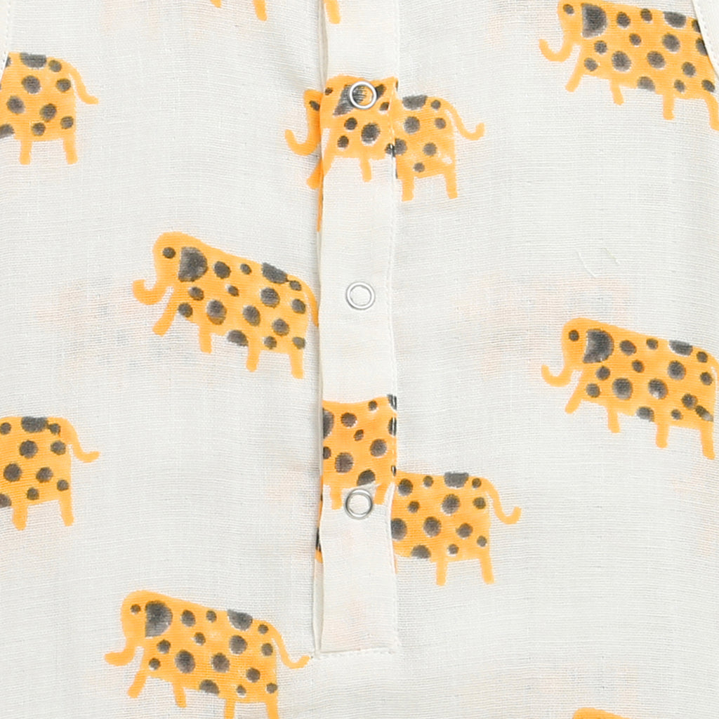 'A Parade of Elephants' - Infant Romper