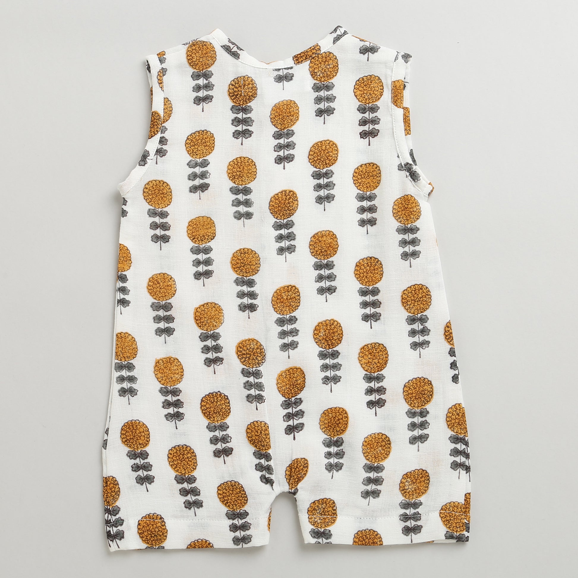 'A Garden of Marigold'- Infant Romper