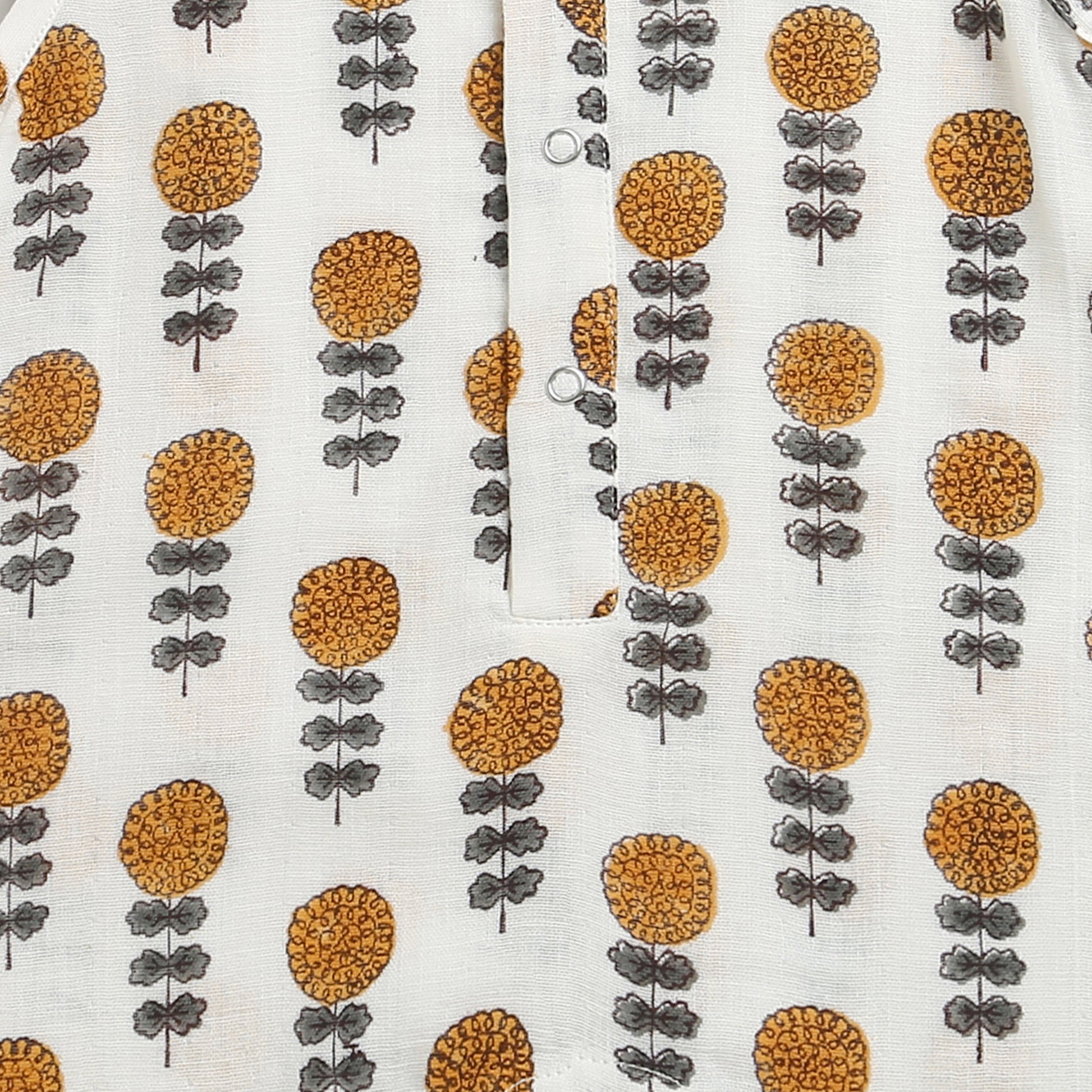 'A Garden of Marigold'- Infant Romper