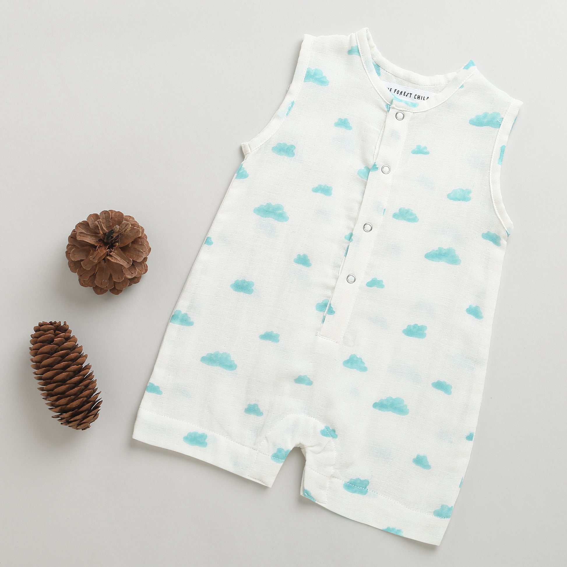 A Billow of Clouds- Infant Romper