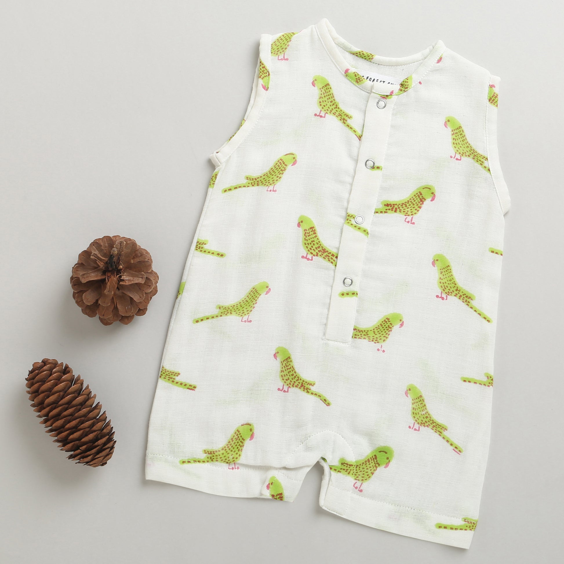A Cluster of Parakeets- Infant Romper