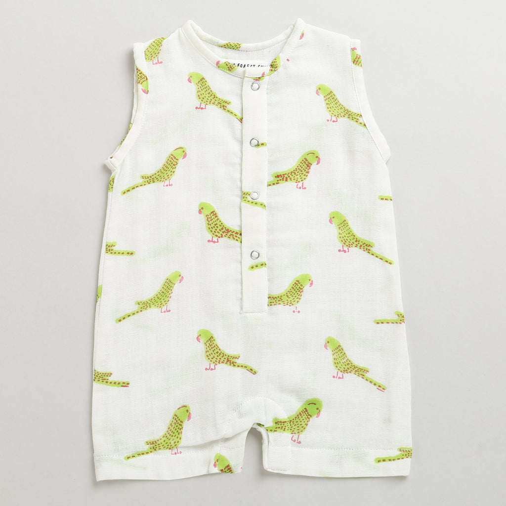 A Cluster of Parakeets- Infant Romper