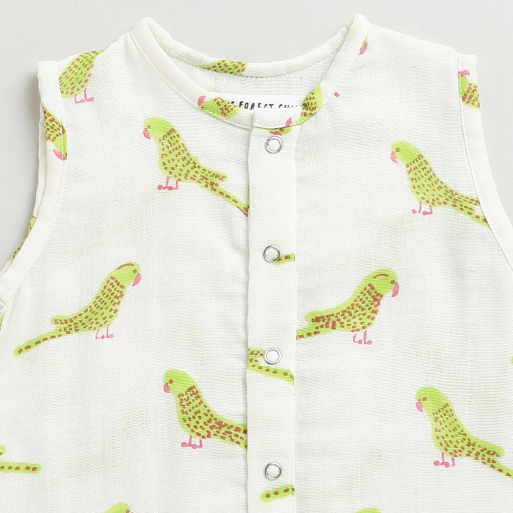 A Cluster of Parakeets- Infant Romper