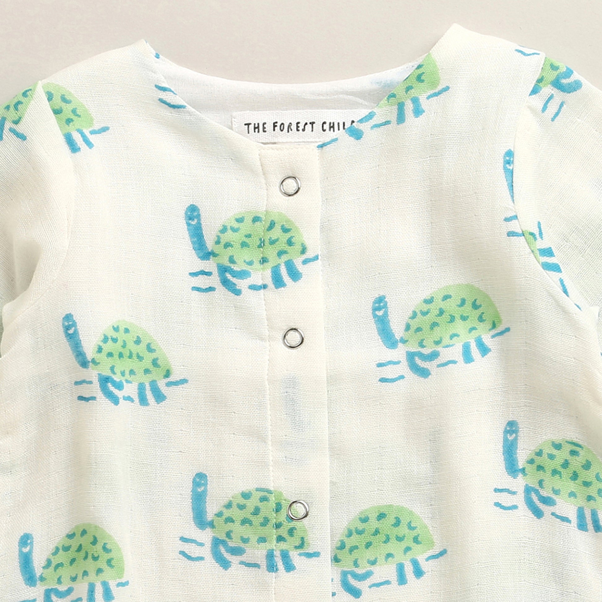 'A Bale  of Turtles '- Infant Sleeved  Dress