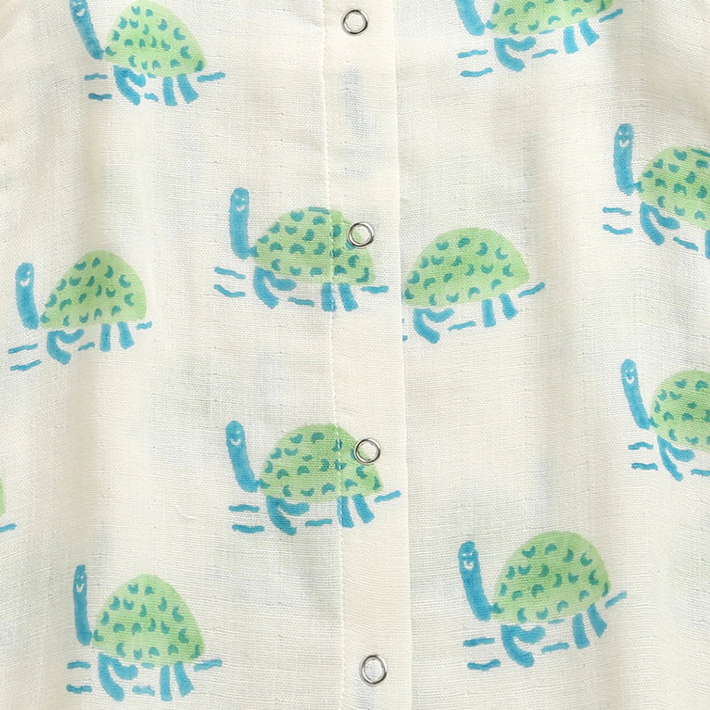 'A Bale  of Turtles '- Infant Sleeved  Dress