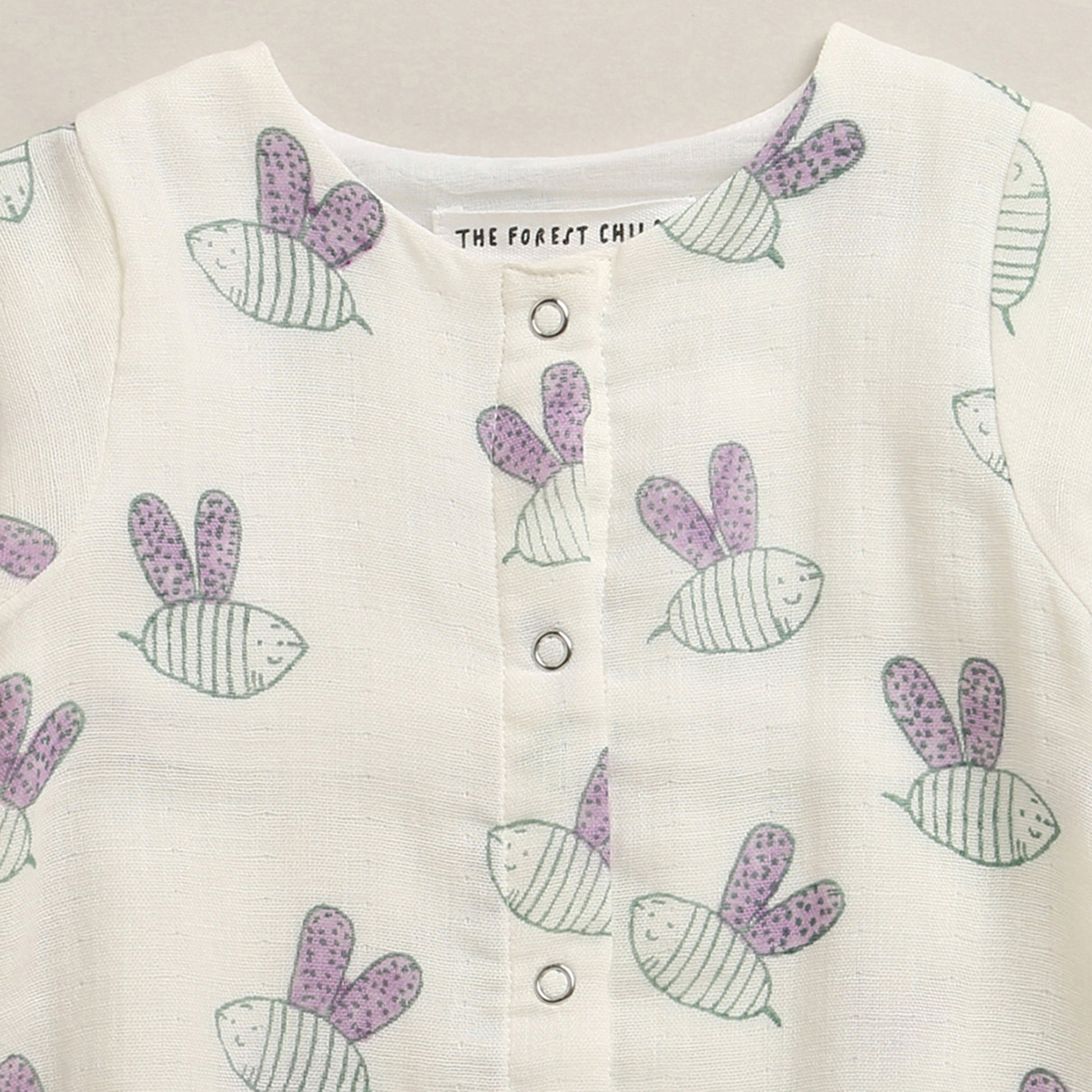 'A Swarm of Bees'- Infant Sleeved Dress
