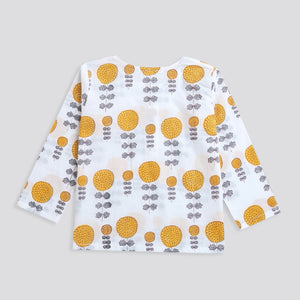 'A Garden of Marigold'  Kurta Pyjama Set