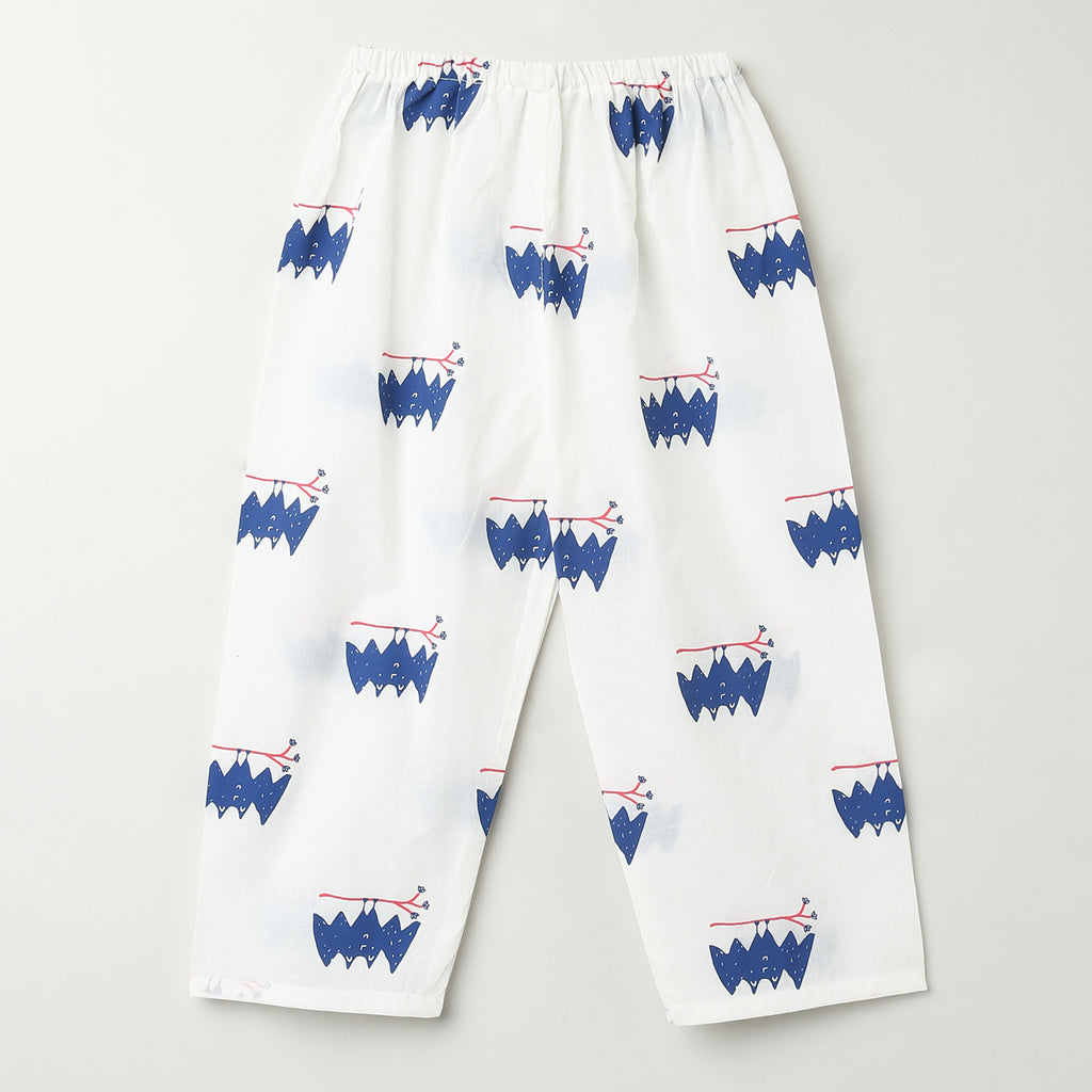 'A Colony of Bats' Kurta Pyjama Set