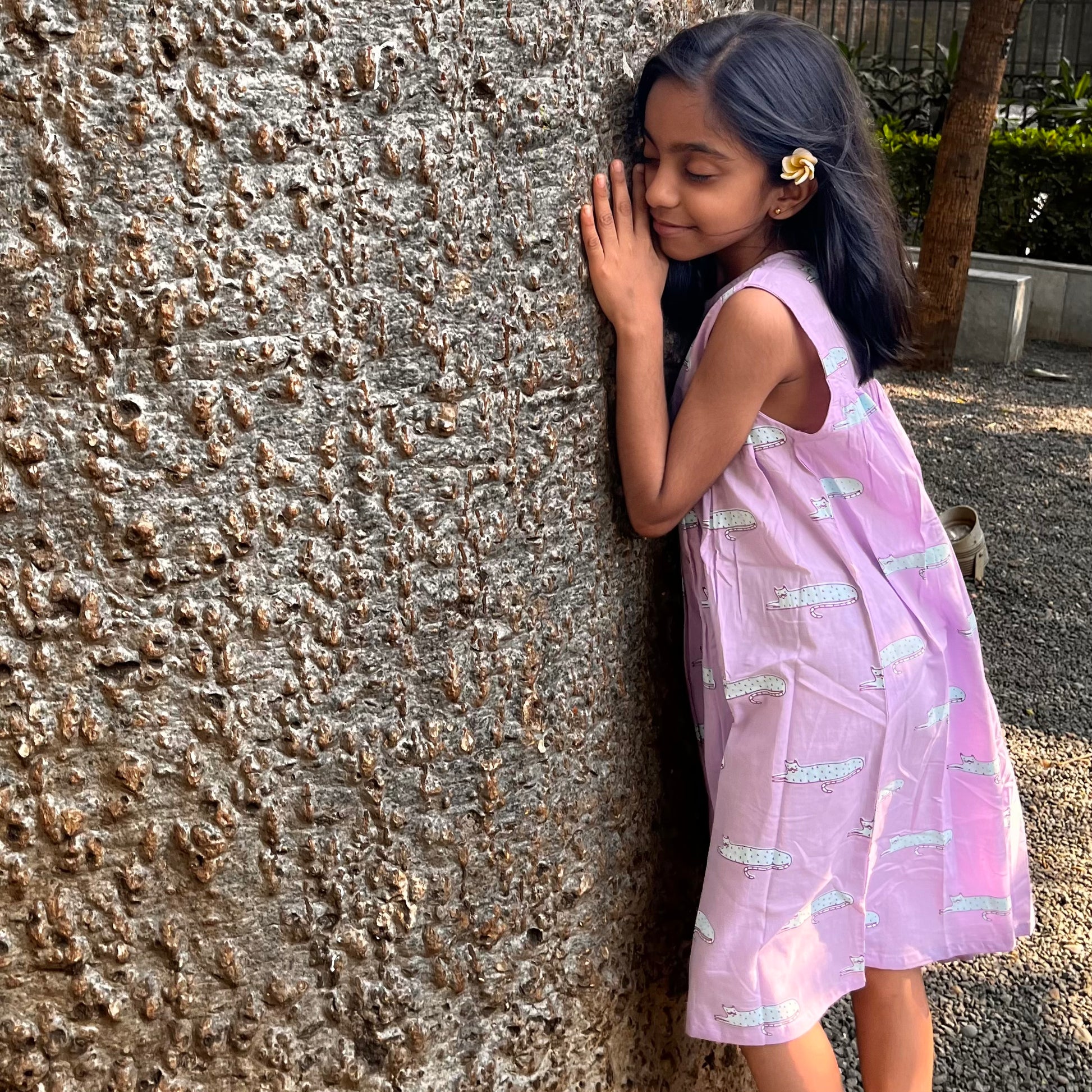 'A Clowder of Cats'  - Flared Dress