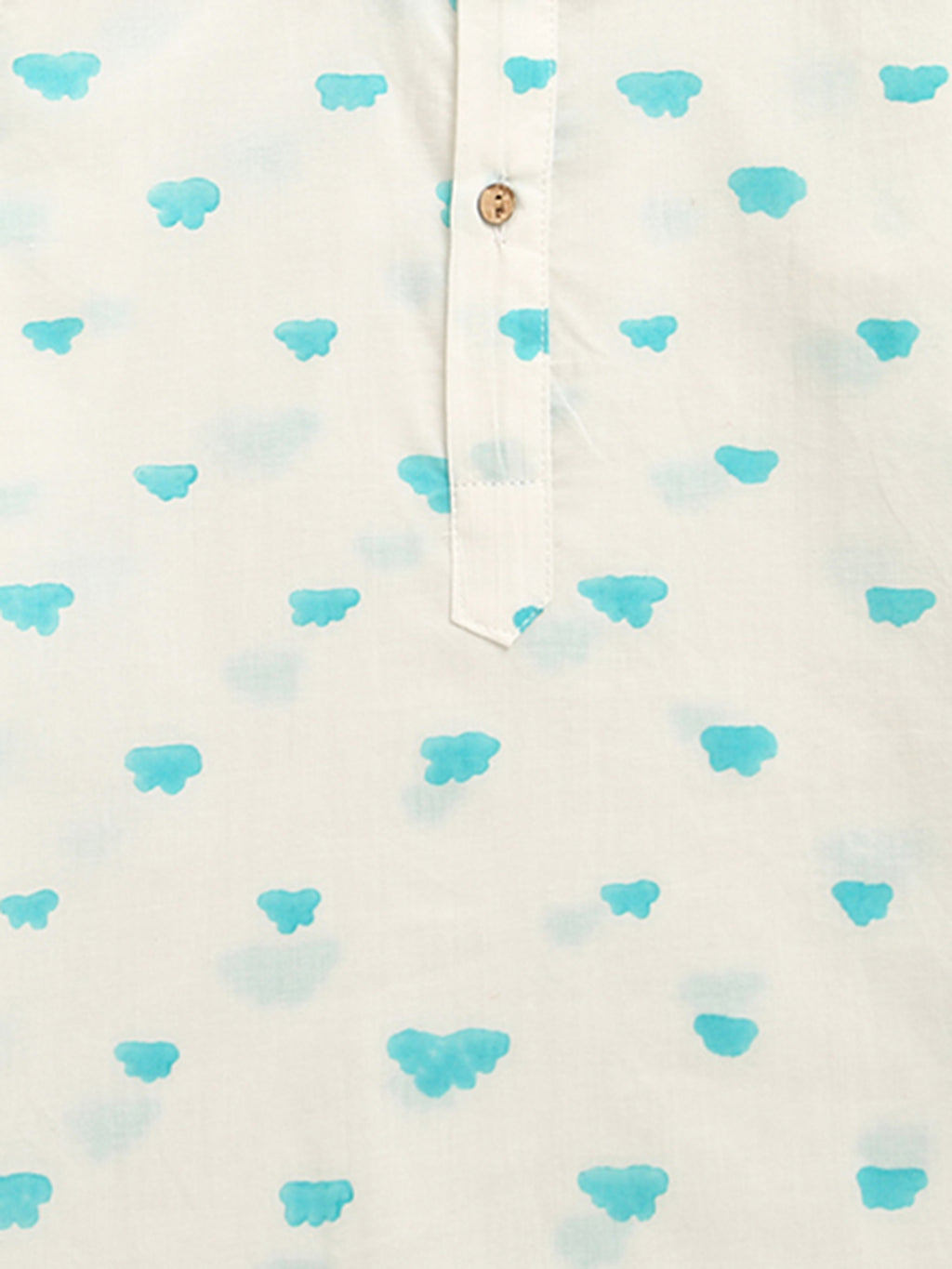'A Billow of Clouds' Kurta Pyjama Set