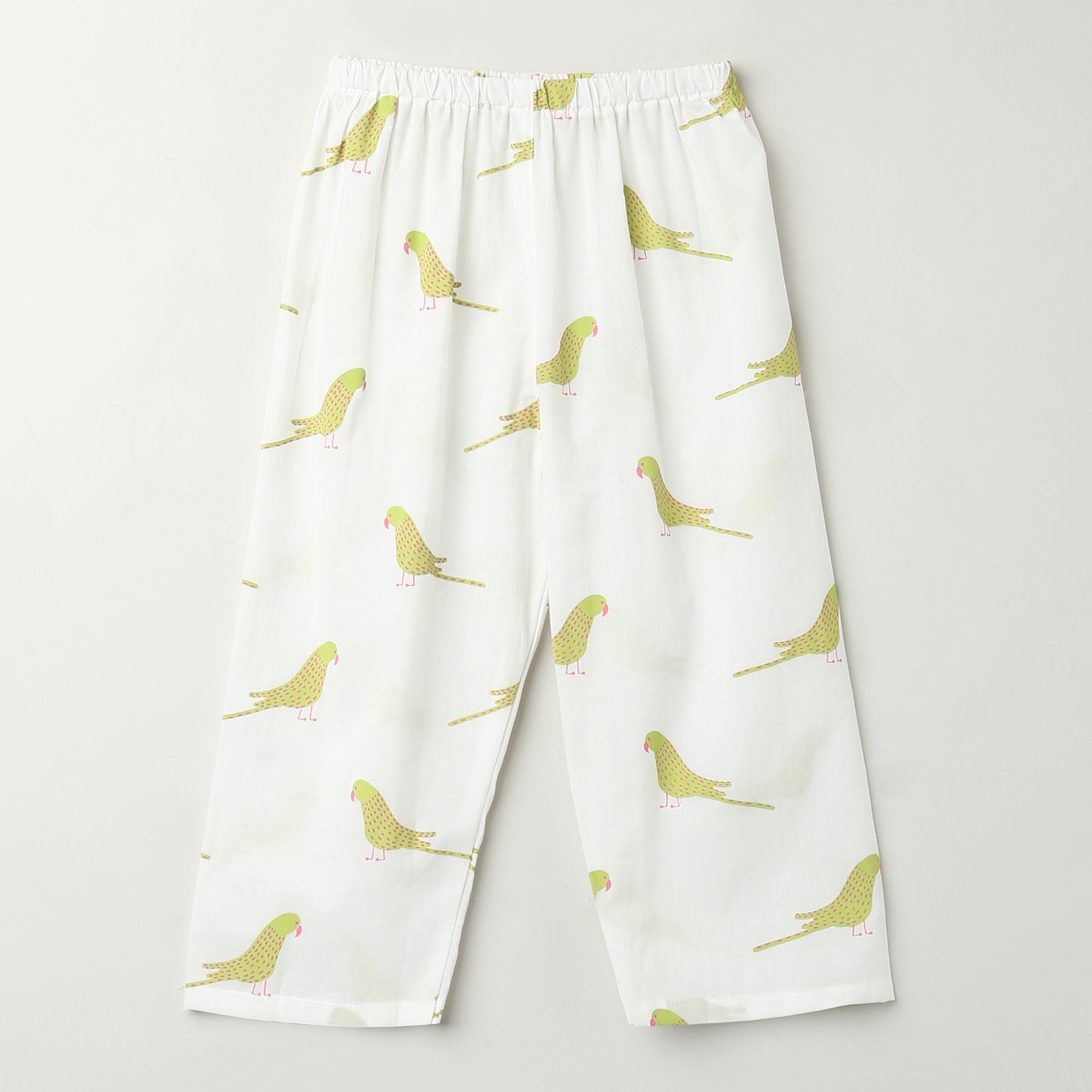 'A Cluster of Parakeets' Kurta Pyjama Set