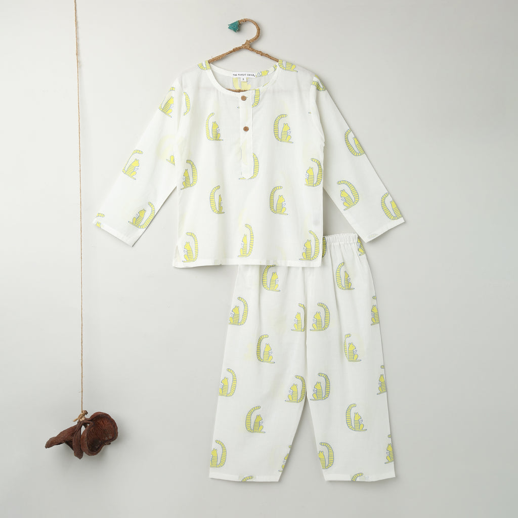 'A Scurry of Squirrels'  Kurta Pyjama Set