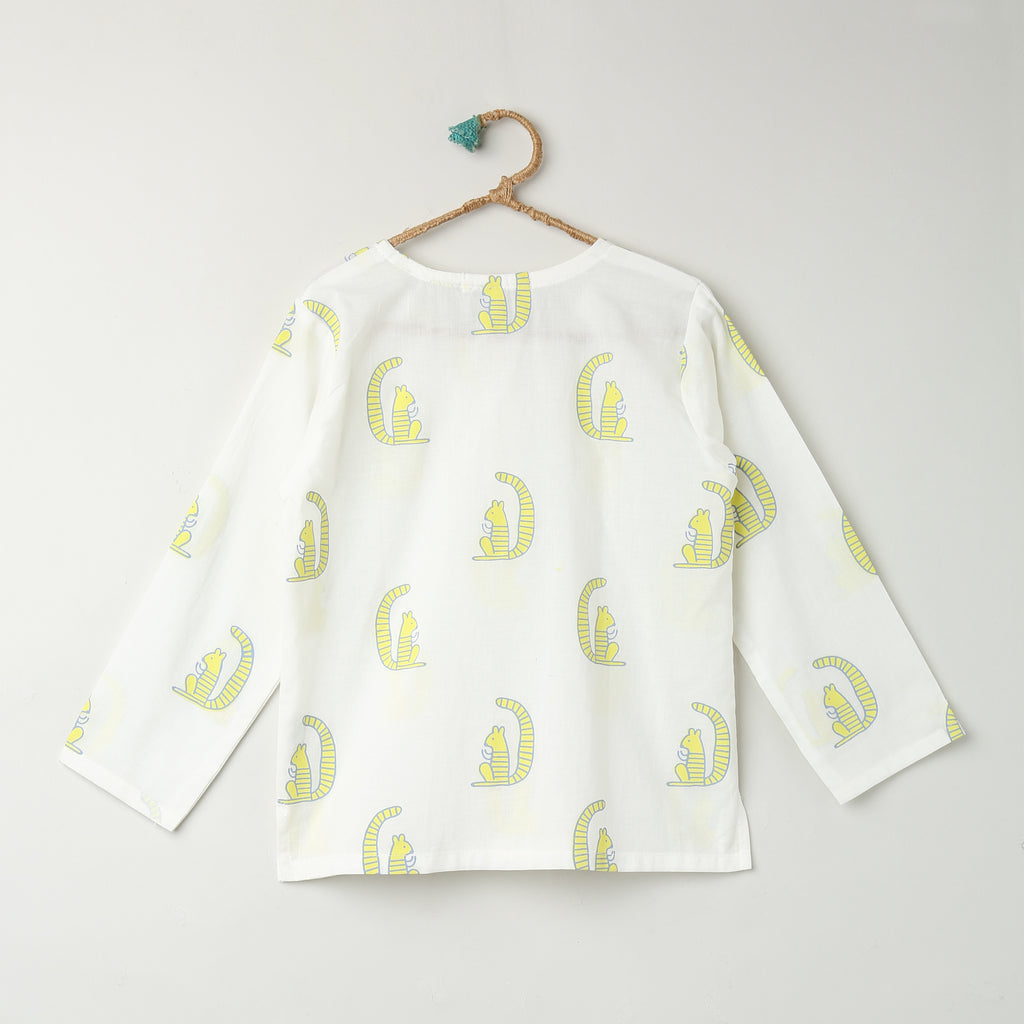 'A Scurry of Squirrels'  Kurta Pyjama Set