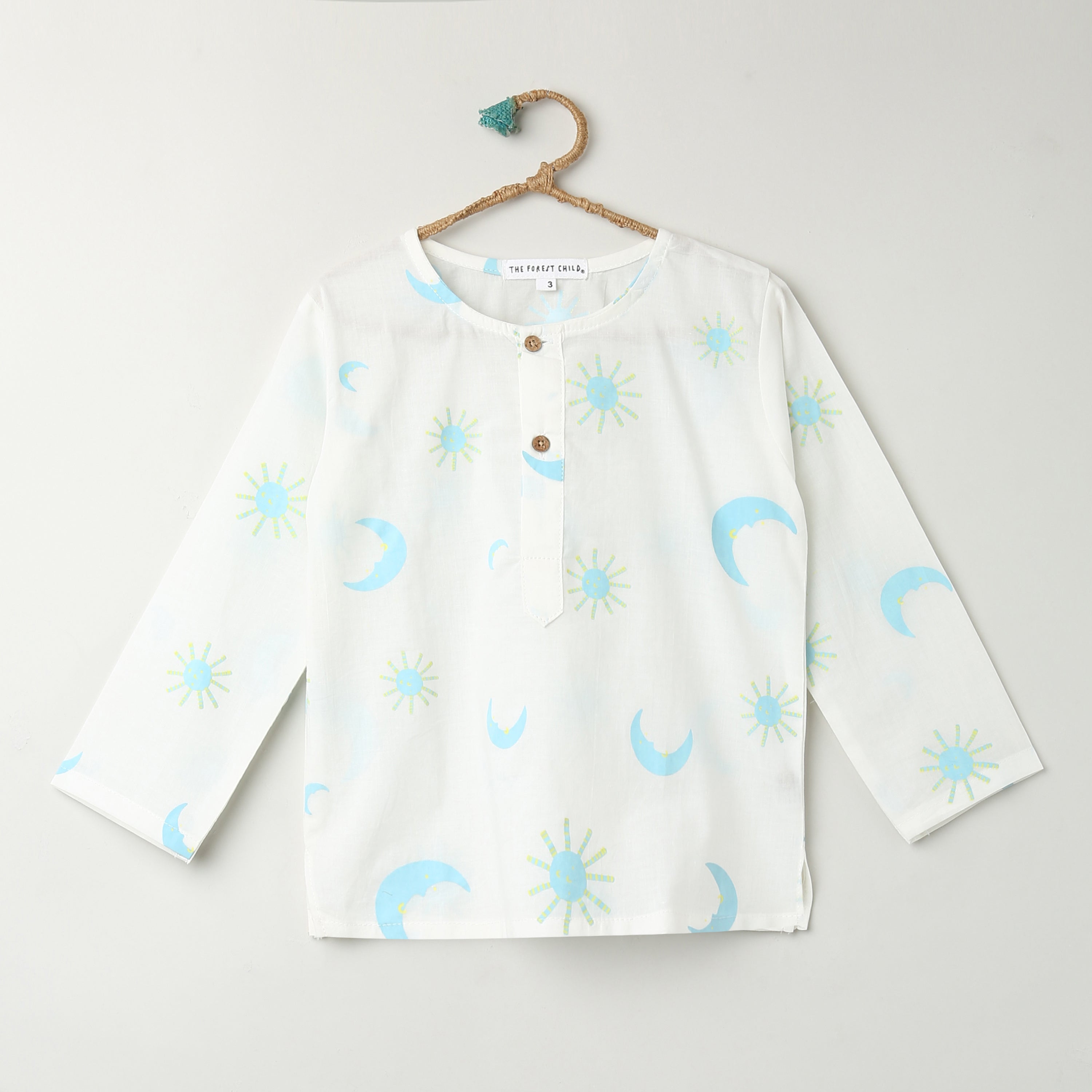 'Sun and Moon' Kurta Pyjama Set