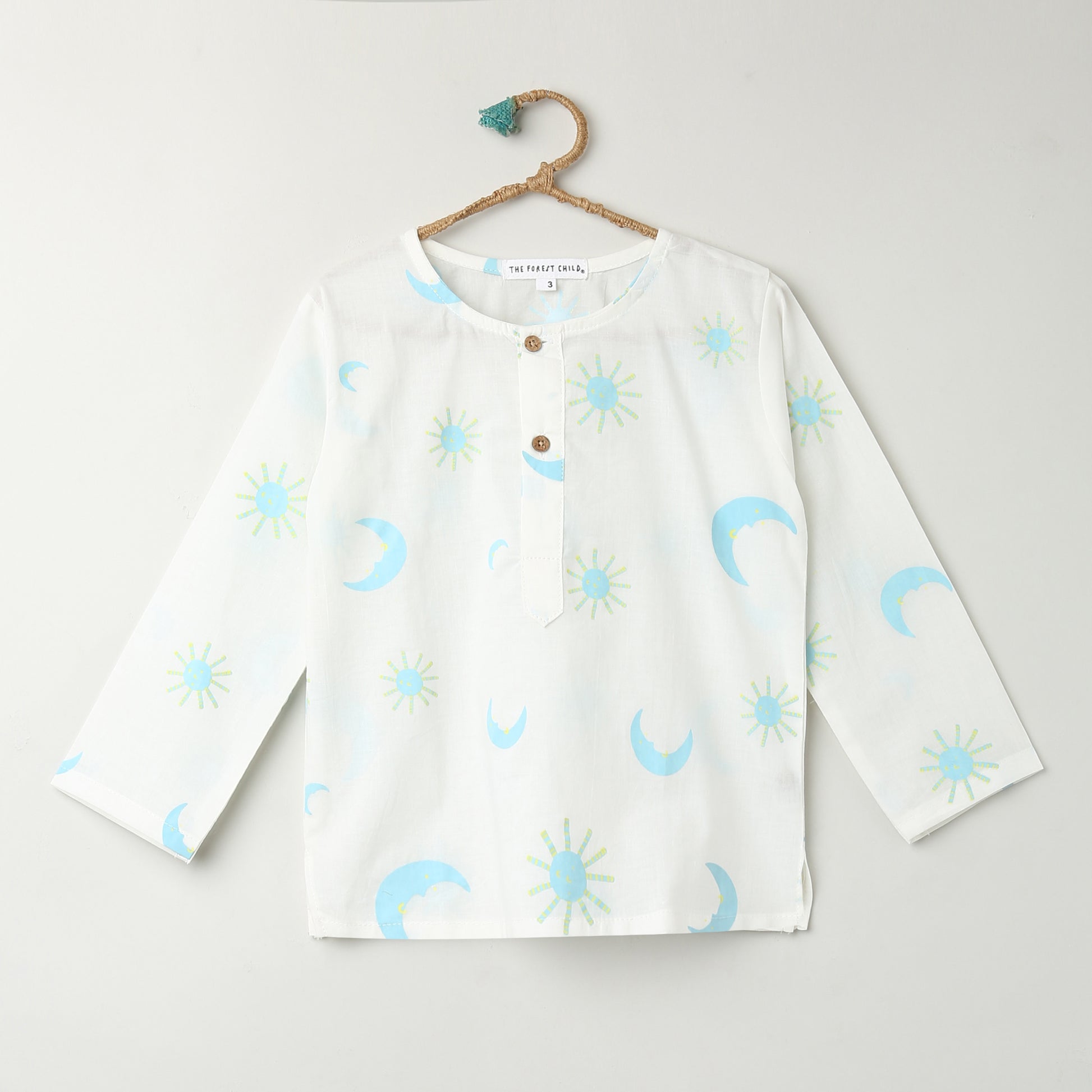 'Sun and Moon' Kurta Pyjama Set