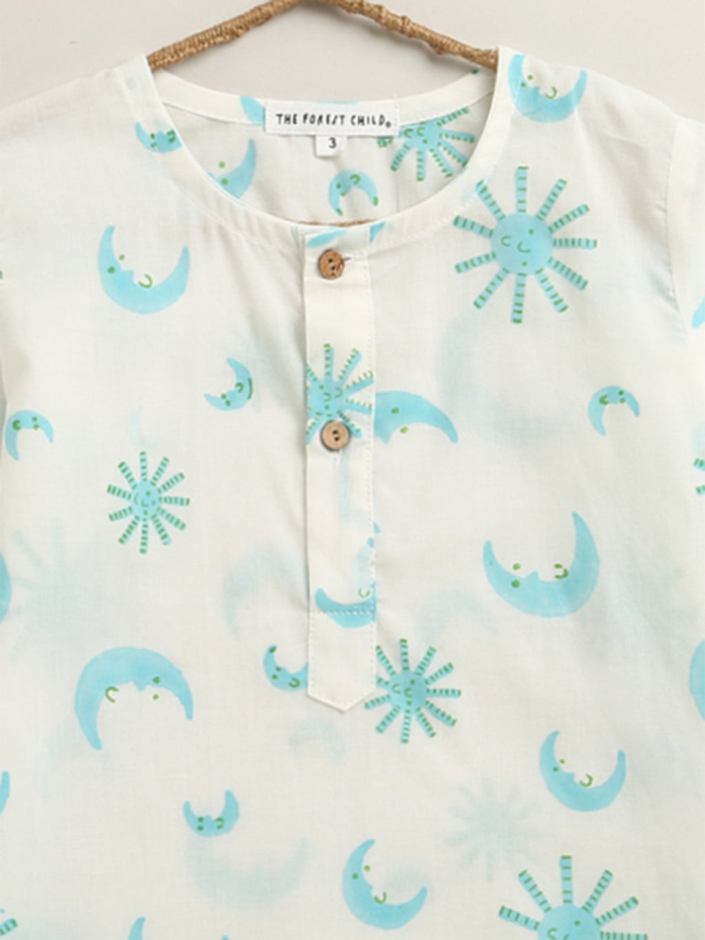 'Sun and Moon' Kurta Pyjama Set
