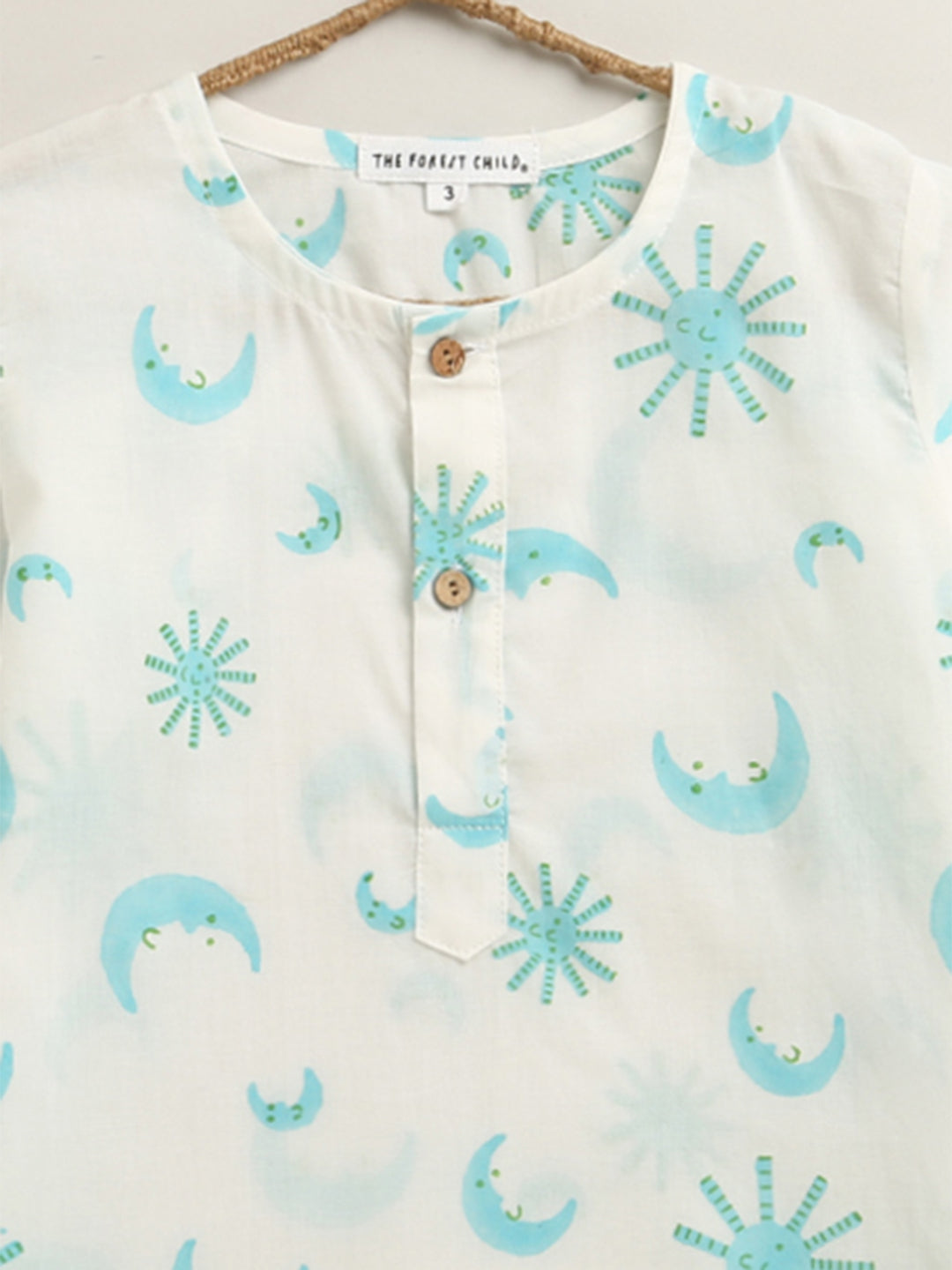 'Sun and Moon' Kurta Pyjama Set