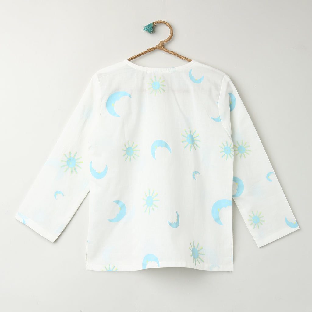 'Sun and Moon' Kurta Pyjama Set