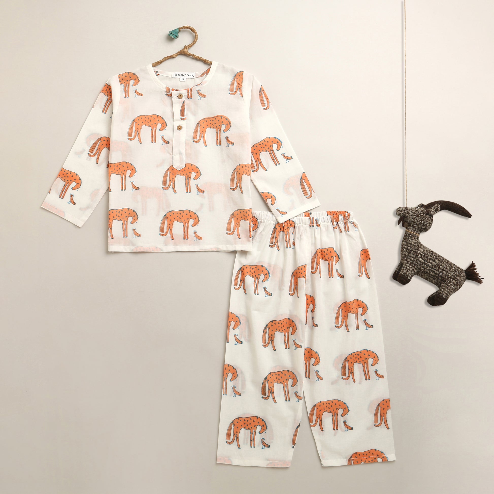 ‘ A Herd of Horses’ Kurta Pyjama Set
