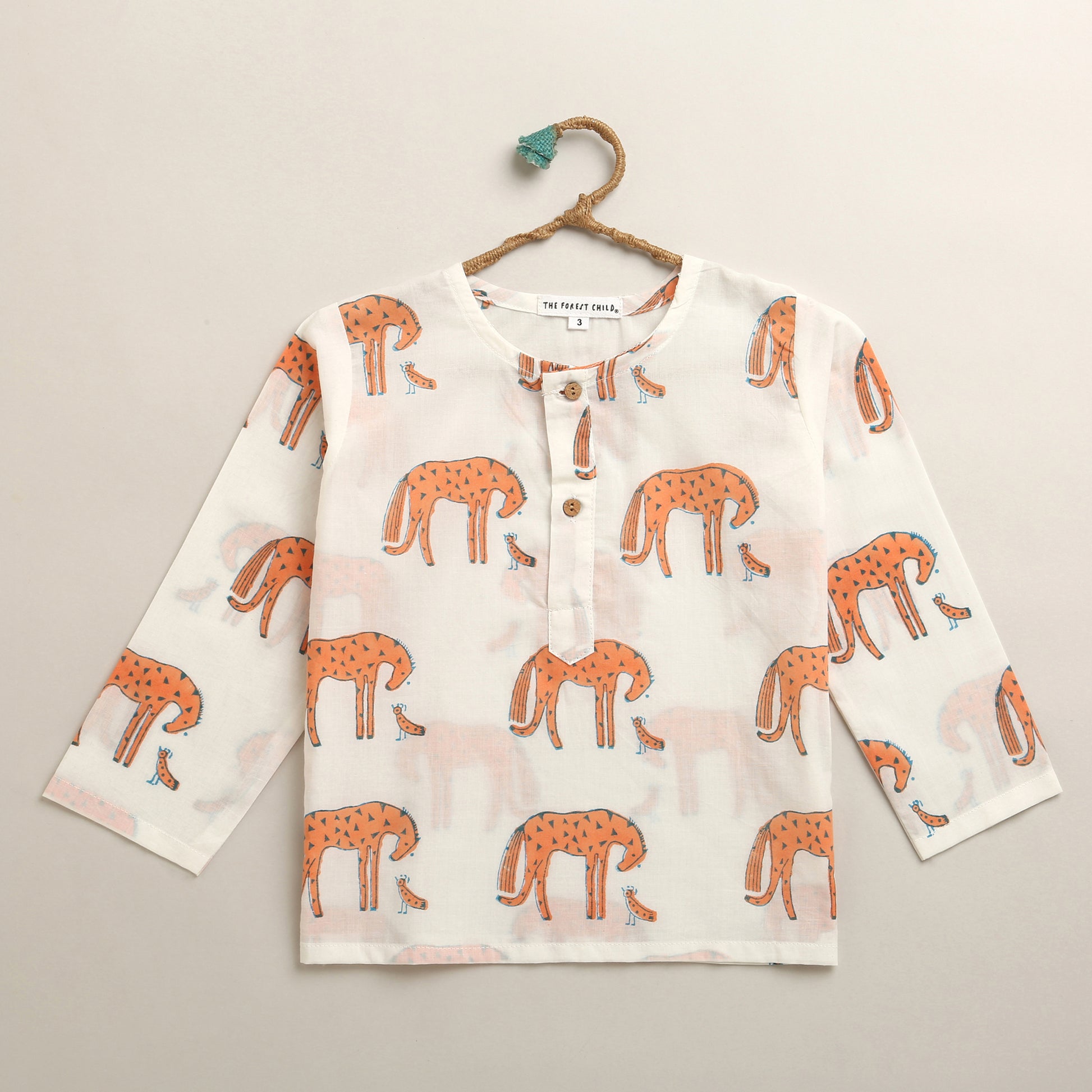 ‘ A Herd of Horses’ Kurta Pyjama Set
