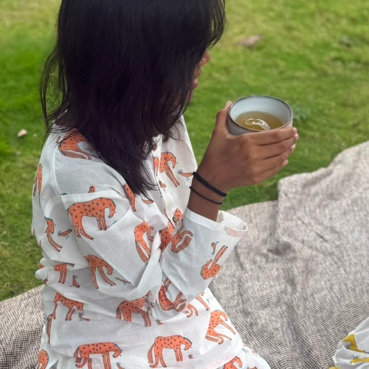 ‘ A Herd of Horses’ Kurta Pyjama Set
