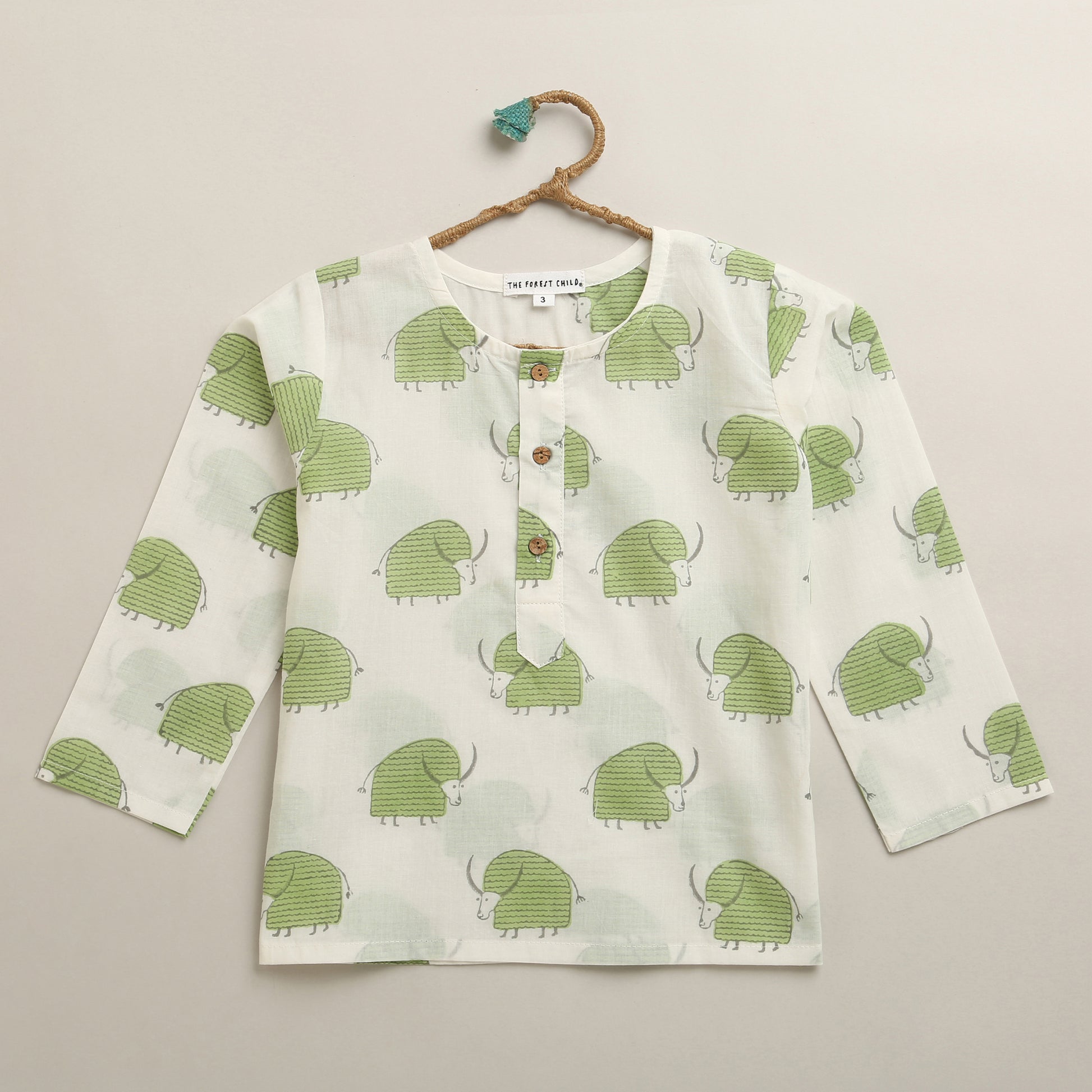 ‘ A Cabinet of Yaks’ Kurta Pyjama Set