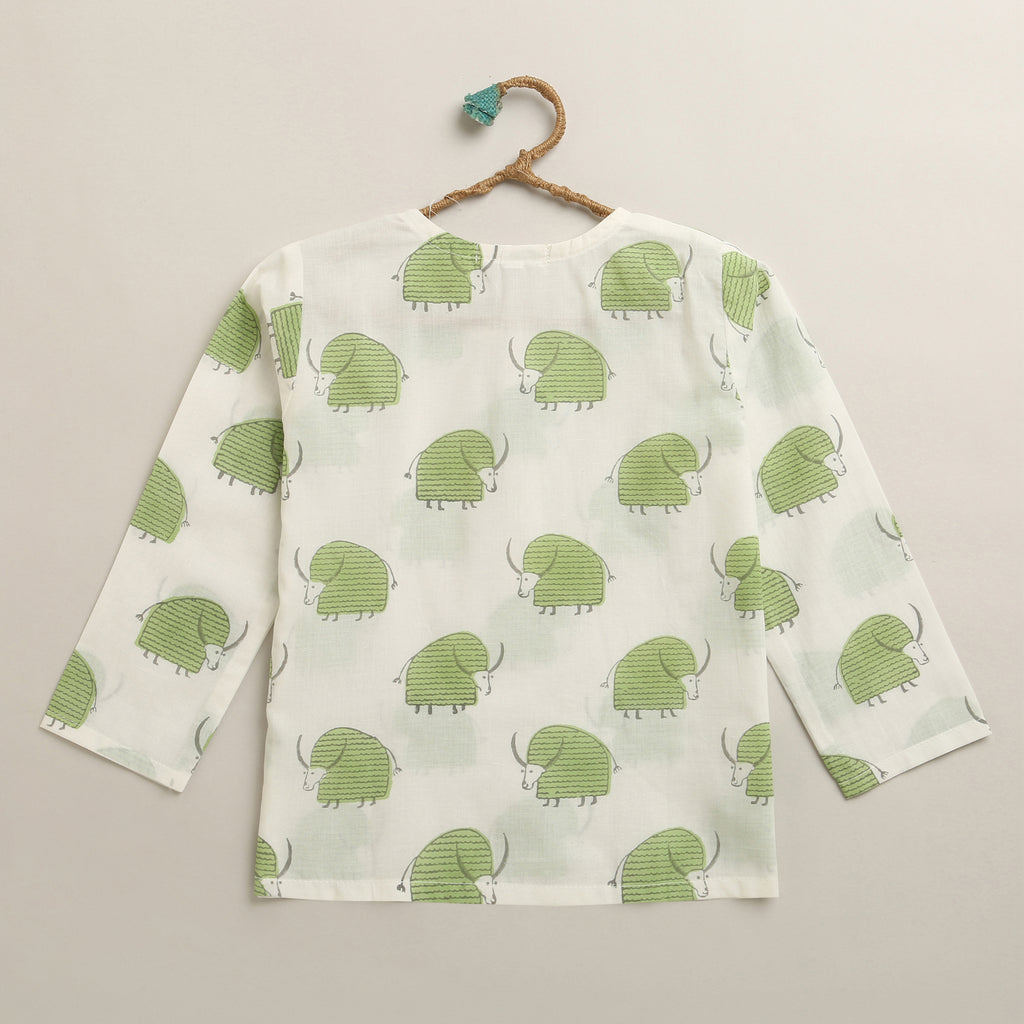‘ A Cabinet of Yaks’ Kurta Pyjama Set