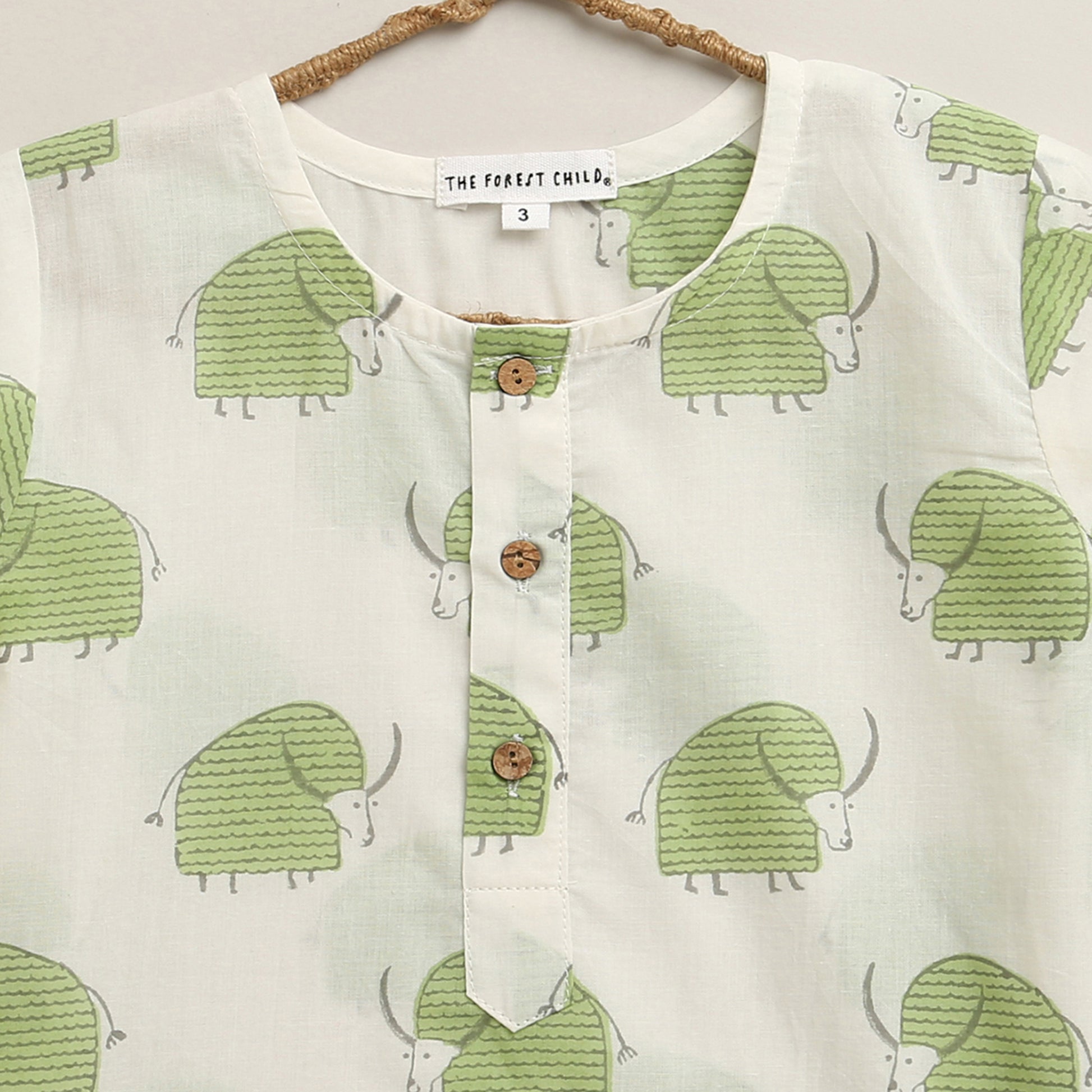 ‘ A Cabinet of Yaks’ Kurta Pyjama Set