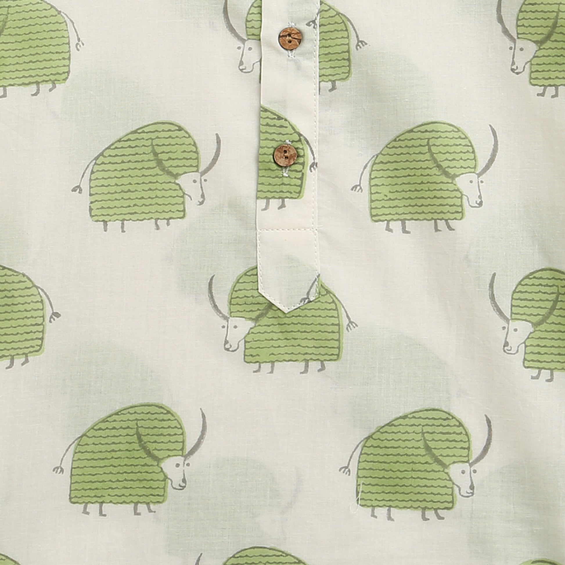 ‘ A Cabinet of Yaks’ Kurta Pyjama Set