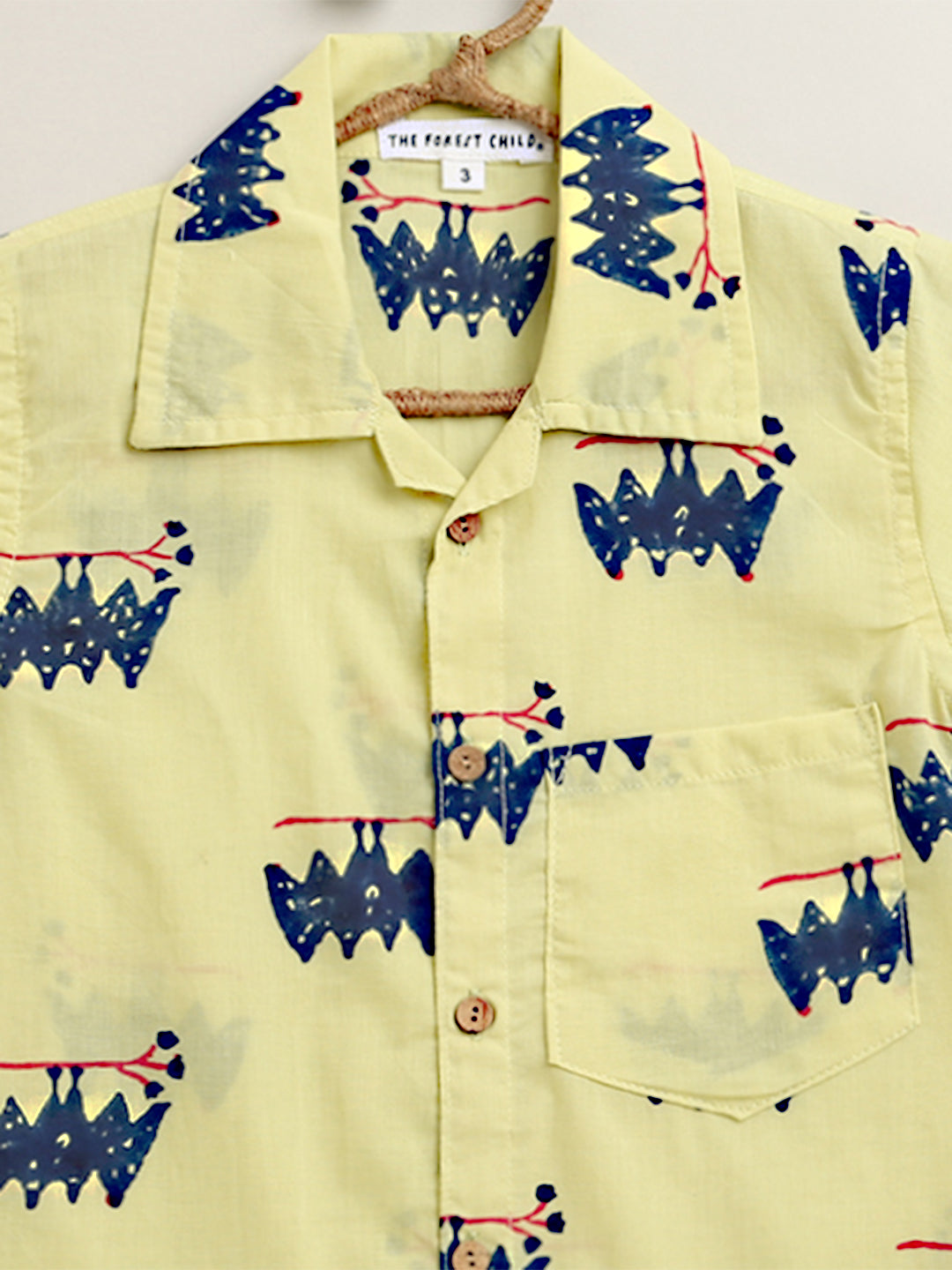 ‘A Colony of Bats’ Handblocked Shirt
