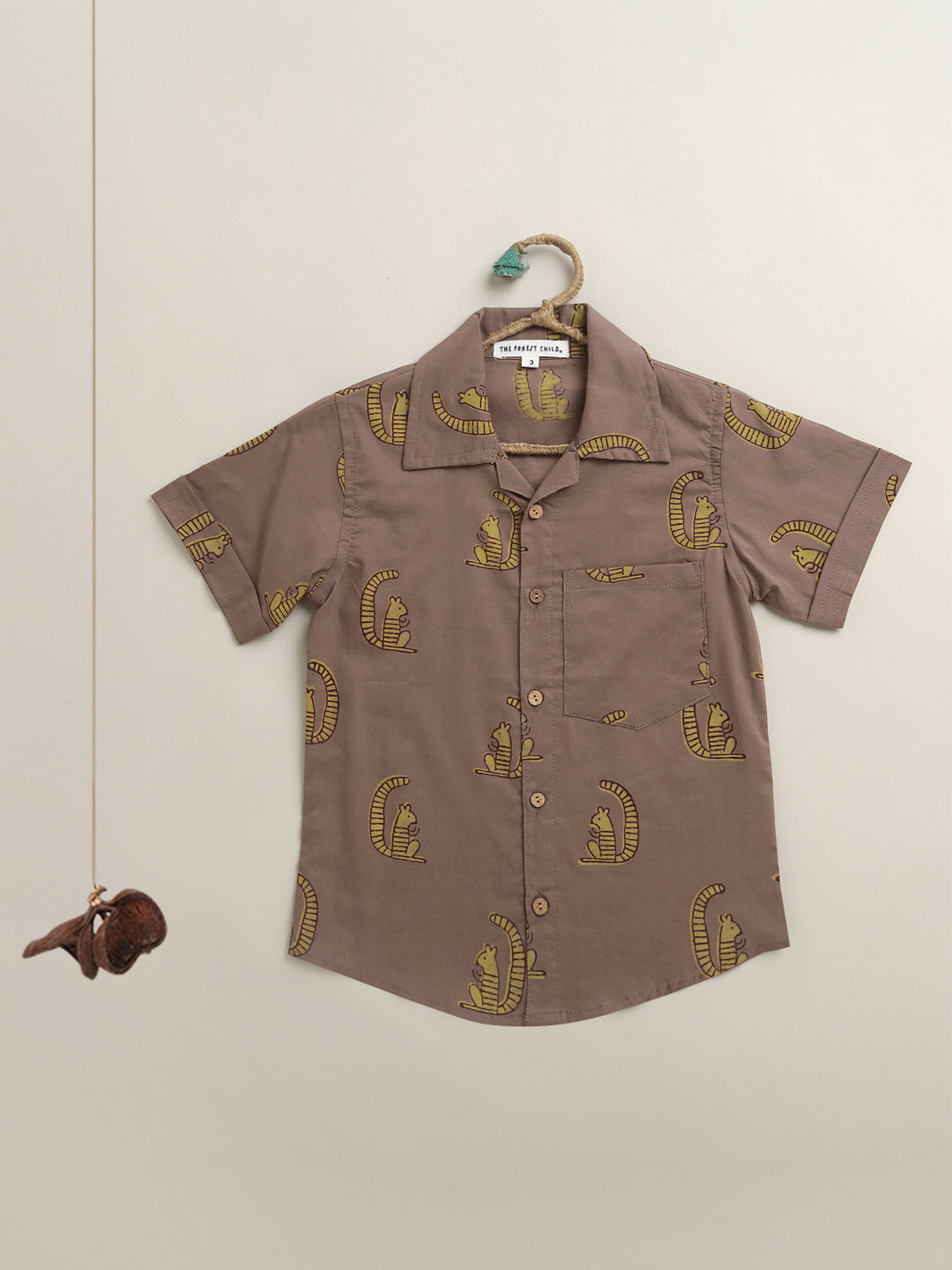 'A Scurry of Squirrels' Handblocked Shirt