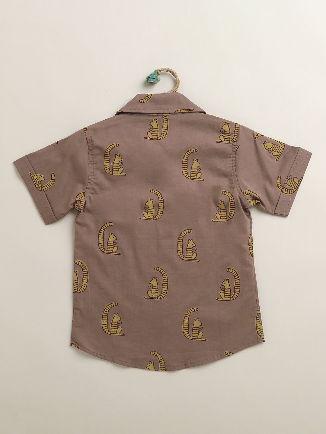 'A Scurry of Squirrels' Handblocked Shirt