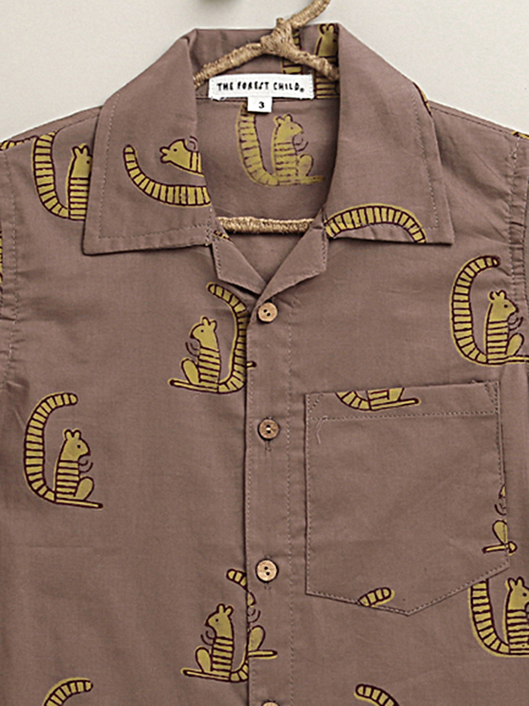'A Scurry of Squirrels' Handblocked Shirt