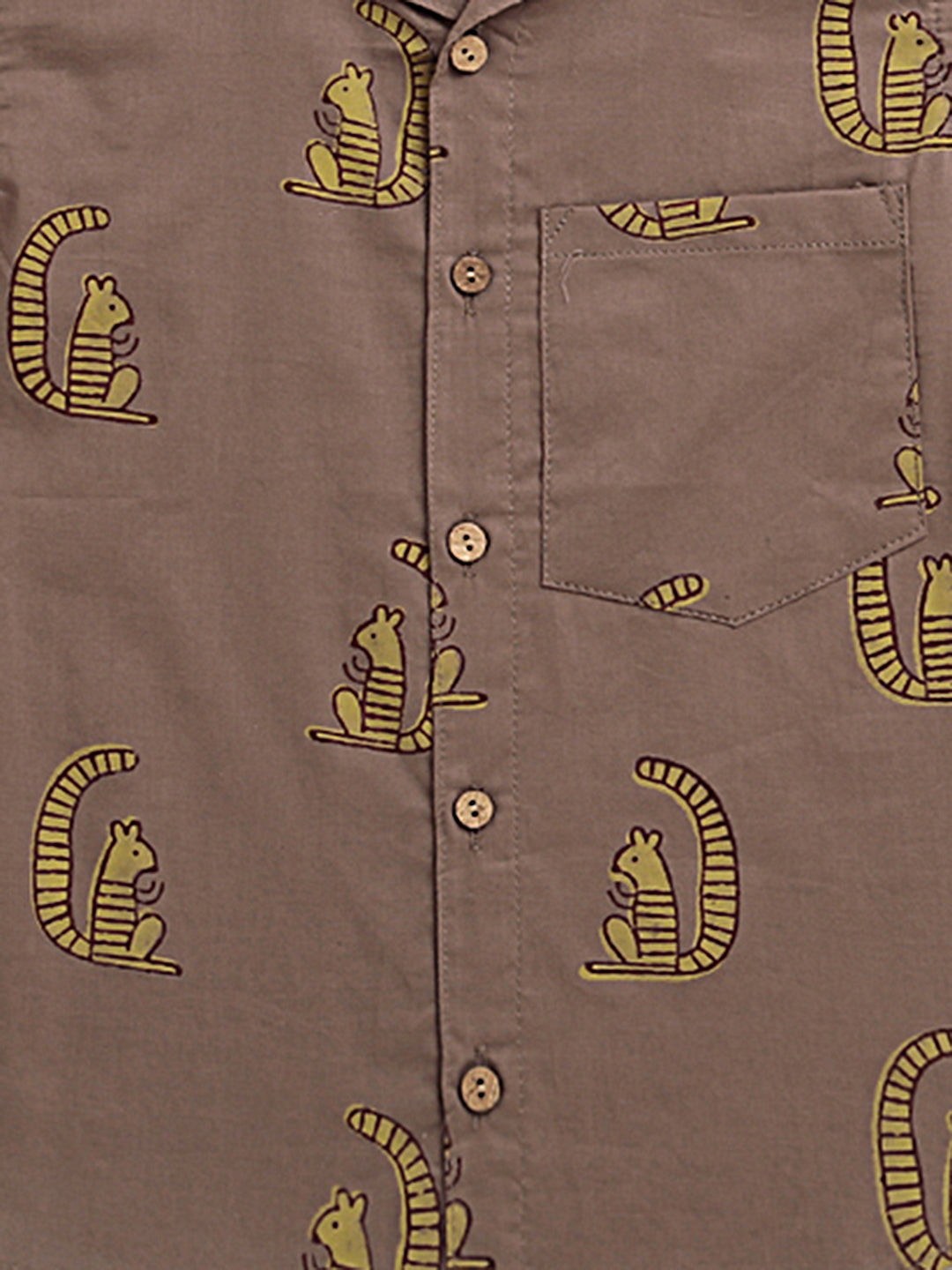 'A Scurry of Squirrels' Handblocked Shirt