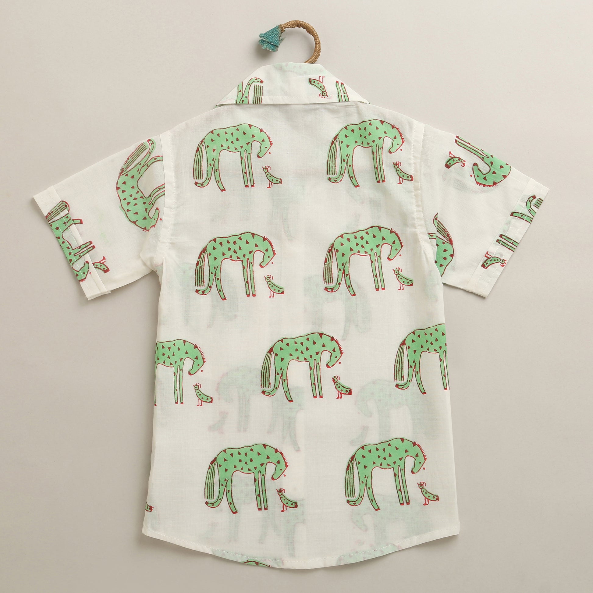 ‘A Herd of Horses’ Handblocked Shirt