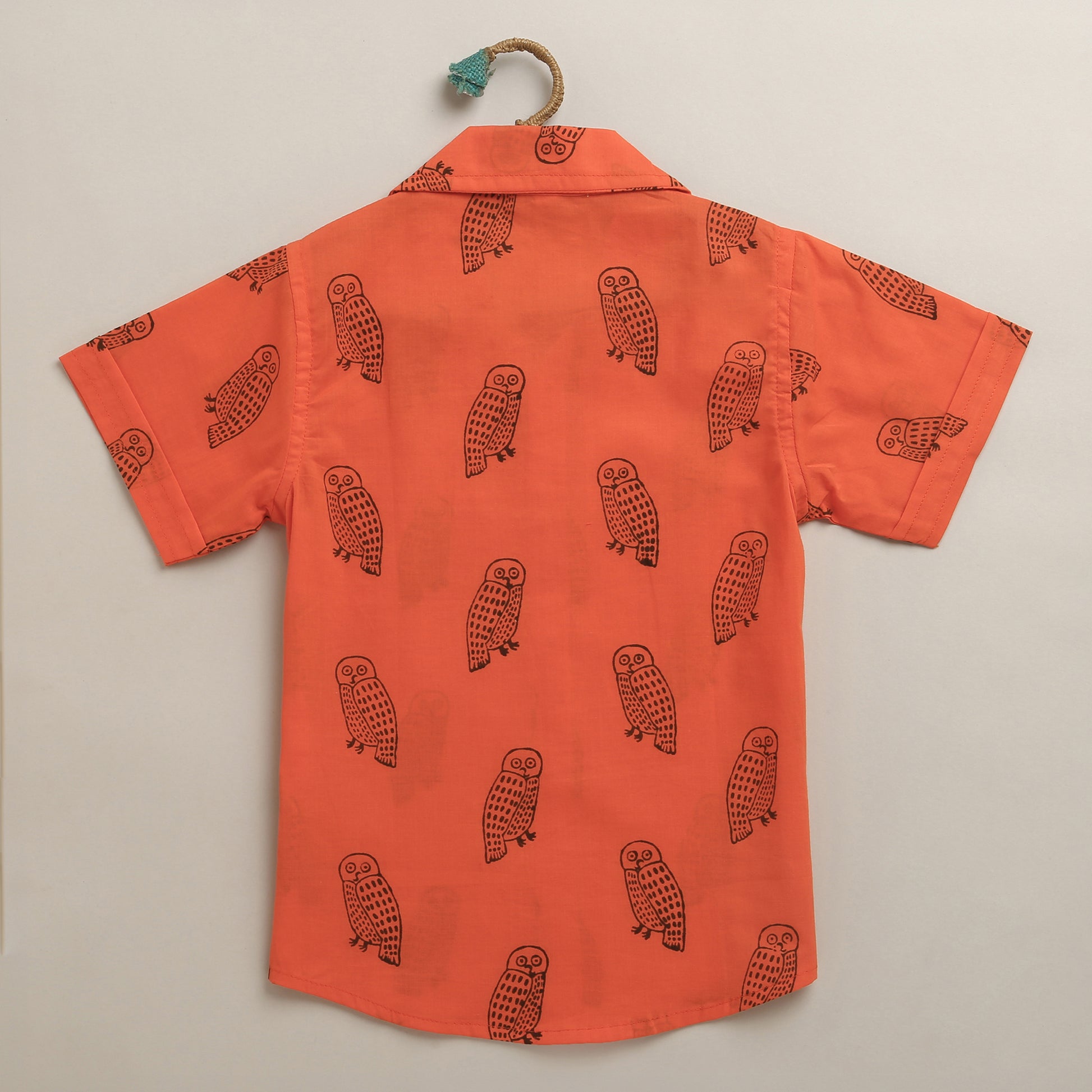 ‘A Parliament of Owls’ Handblocked Shirt
