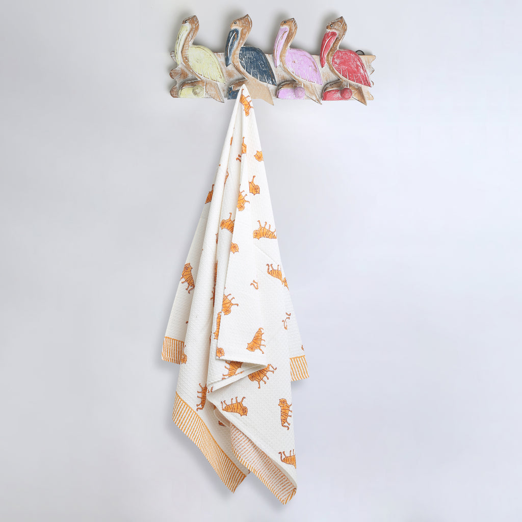 ' An  Ambush of Tigers' Bathing Towel