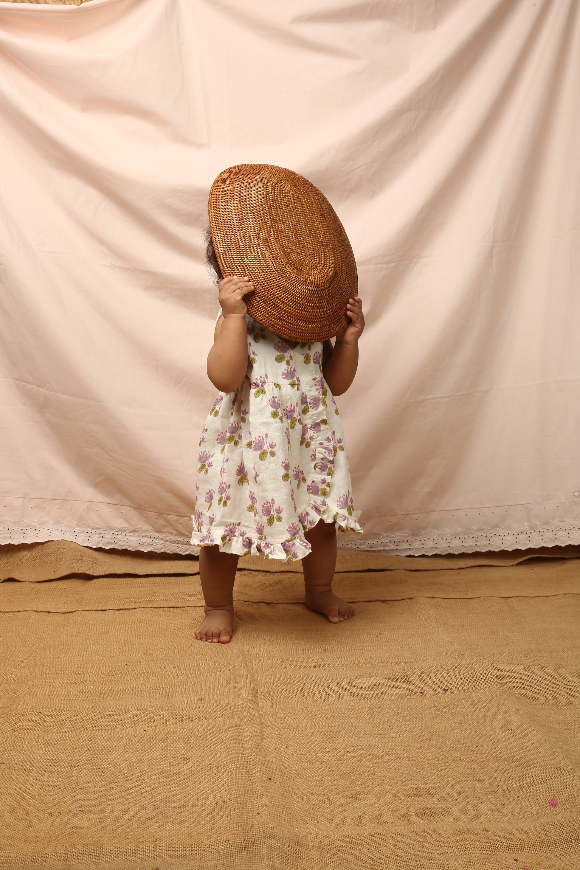 A Pond of Lotus- Infant Sleeveless Dress