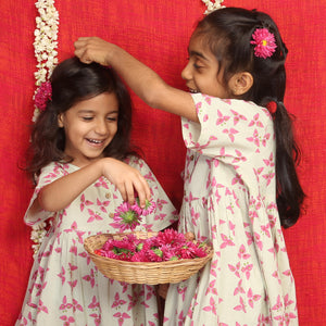 'A Cluster of Bougainvillea' - Casual Dress