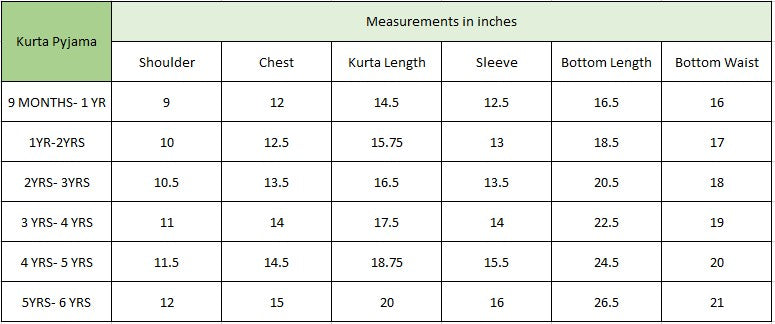 'A Cluster of Chinkaras' Kurta Pyjama Set